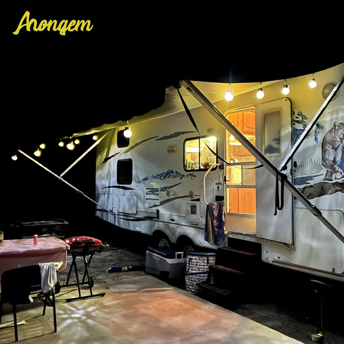 Ahongem Solar Hanging Lights Outdoor: 12 Cracked Glass Ball Lanterns with Clip - Waterproof LED White Lighting for Tree Fence Garden Art Decor - Gardening DIY Gift for Homeowner Over 30