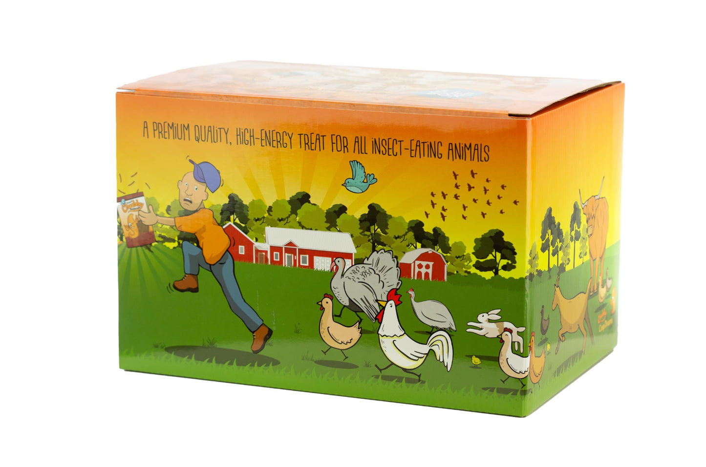 Chubby Dried Mealworms Premium Non-GMO Dried Mealworms for Chickens High Protein Chicken Feed Meal Worms for Wild Birds 3Lb