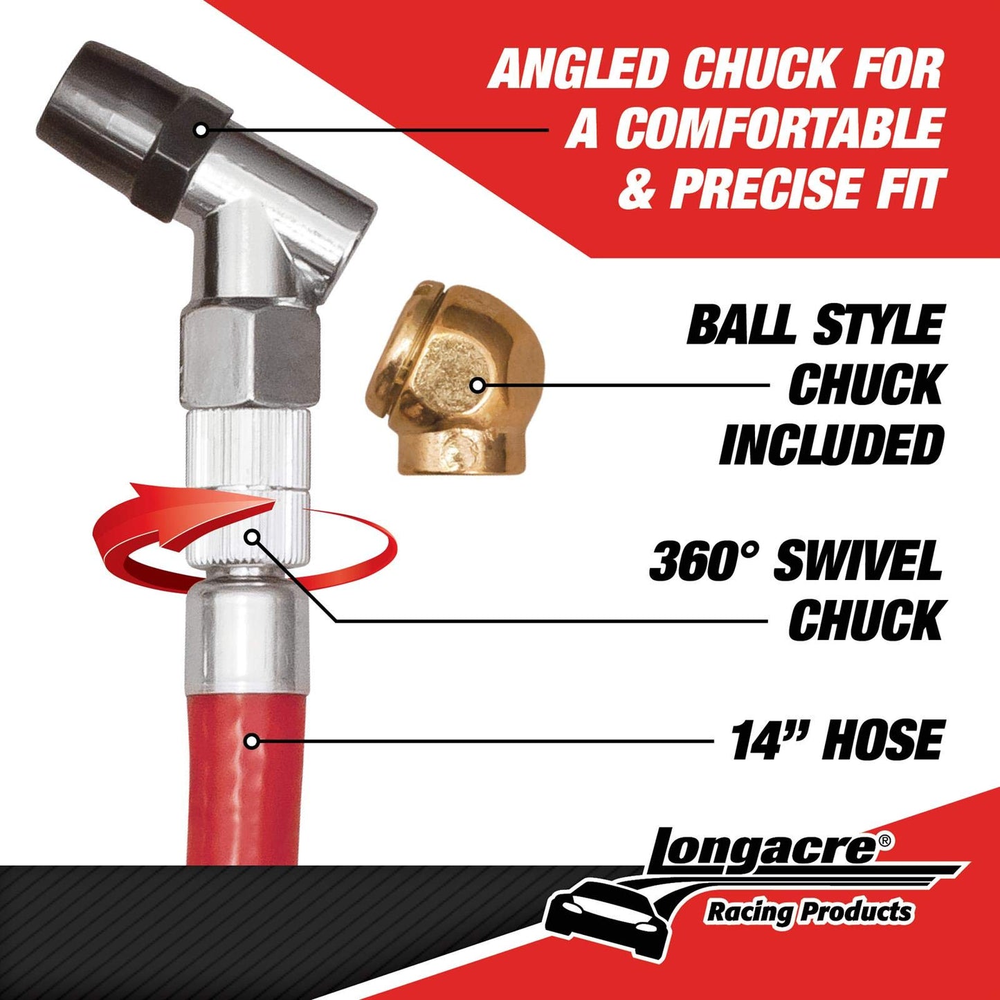 Longacre 50417 (0-60 PSI) Tire Pressure Gauge