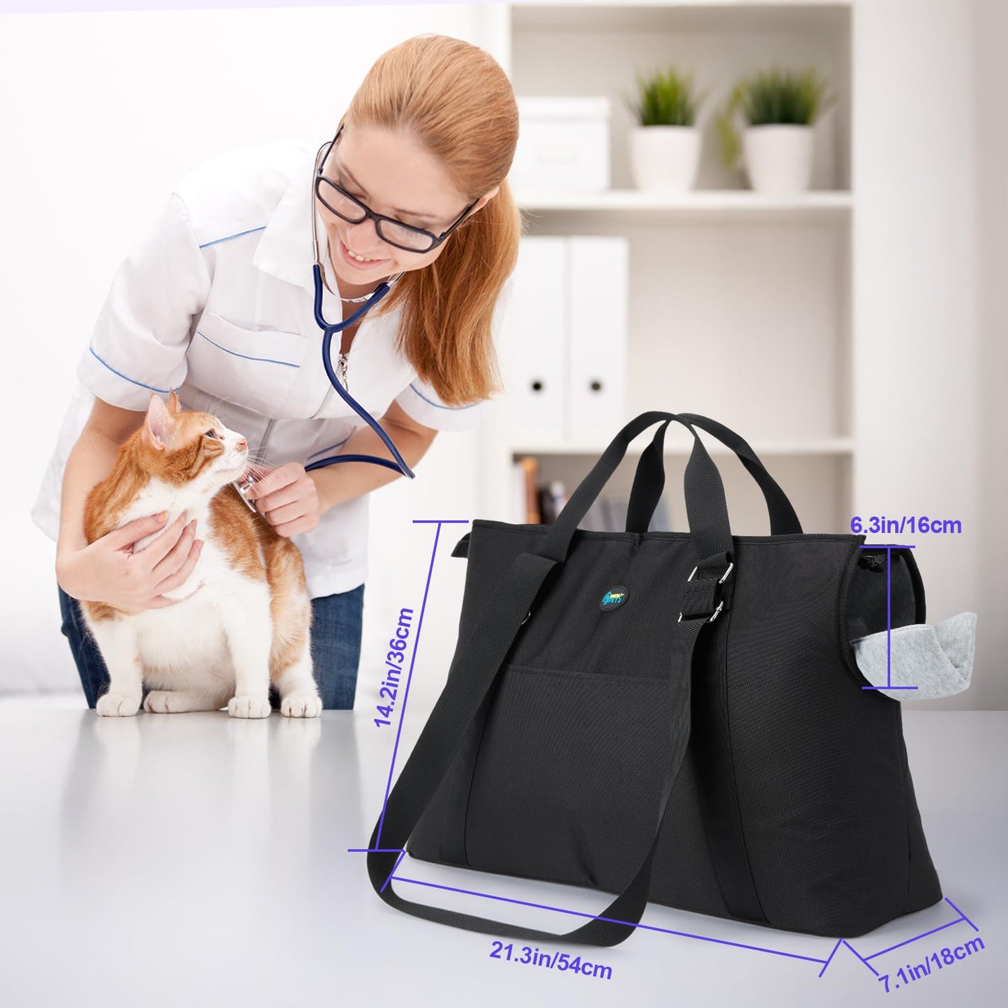 Ownpets Large Pet Carrier Backpack for Cats and Dogs, Airline Approved Soft-Sided Travel Bag with Warm Padding & Safety Tether