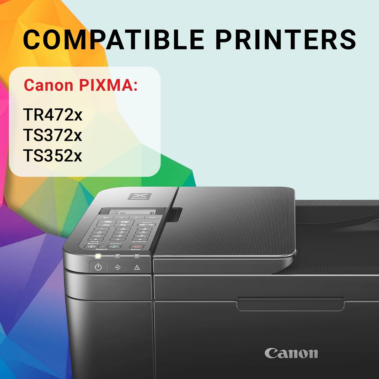 Canon Genuine Ink Cartridges PG-275XL Black/CL-276 Colour, High-Yield Value Pack (2 Count), Original Canon Printer Ink for PIXMA TR4720 / TS3720 / TS3520 Series Printers