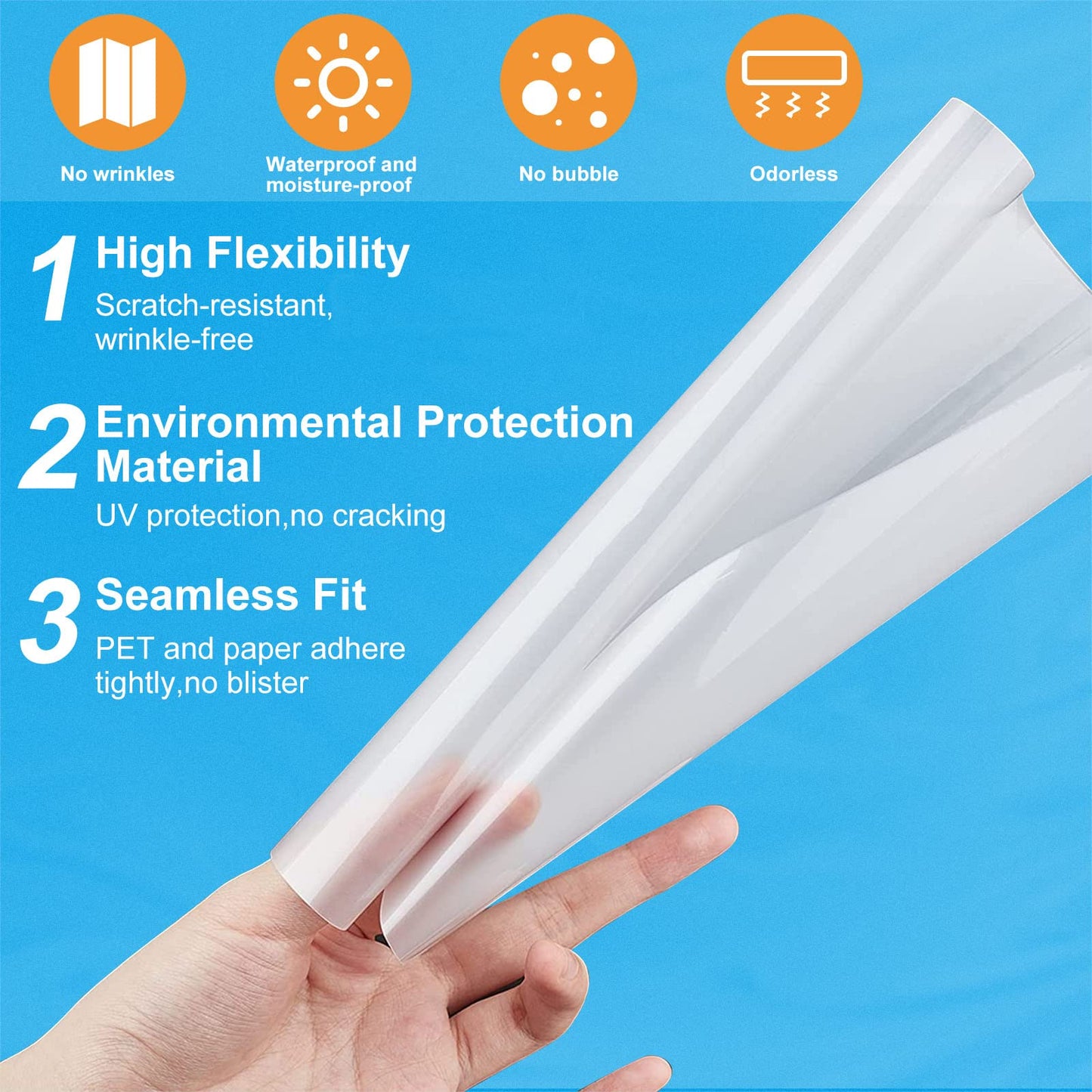 RyhamPaper Thermal Laminating Pouches, 9 x 11.5 Inches Letter Size Sheets 3 mil, 500 Pack (500)