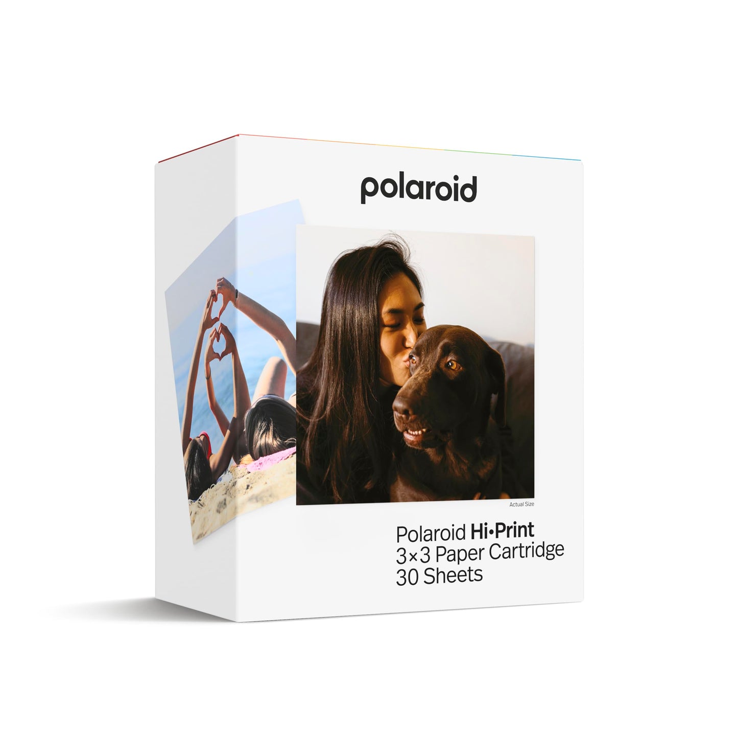 Polaroid Hi-Print 3x3 Paper - 3x3 Photo Paper Cardridge - 30 Photo Sheets (6646)