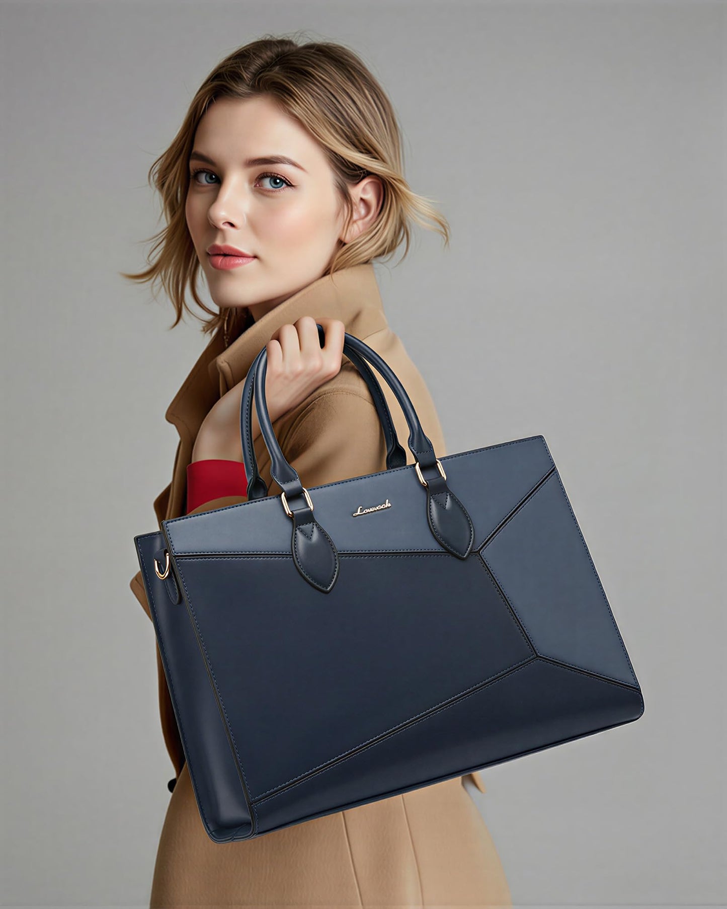 LOVEVOOK Laptop Tote Bag for Women Work Travel, Stylish Teacher Bag Purse Computer Bag, Nurse Bags Briefcase Business Handbag