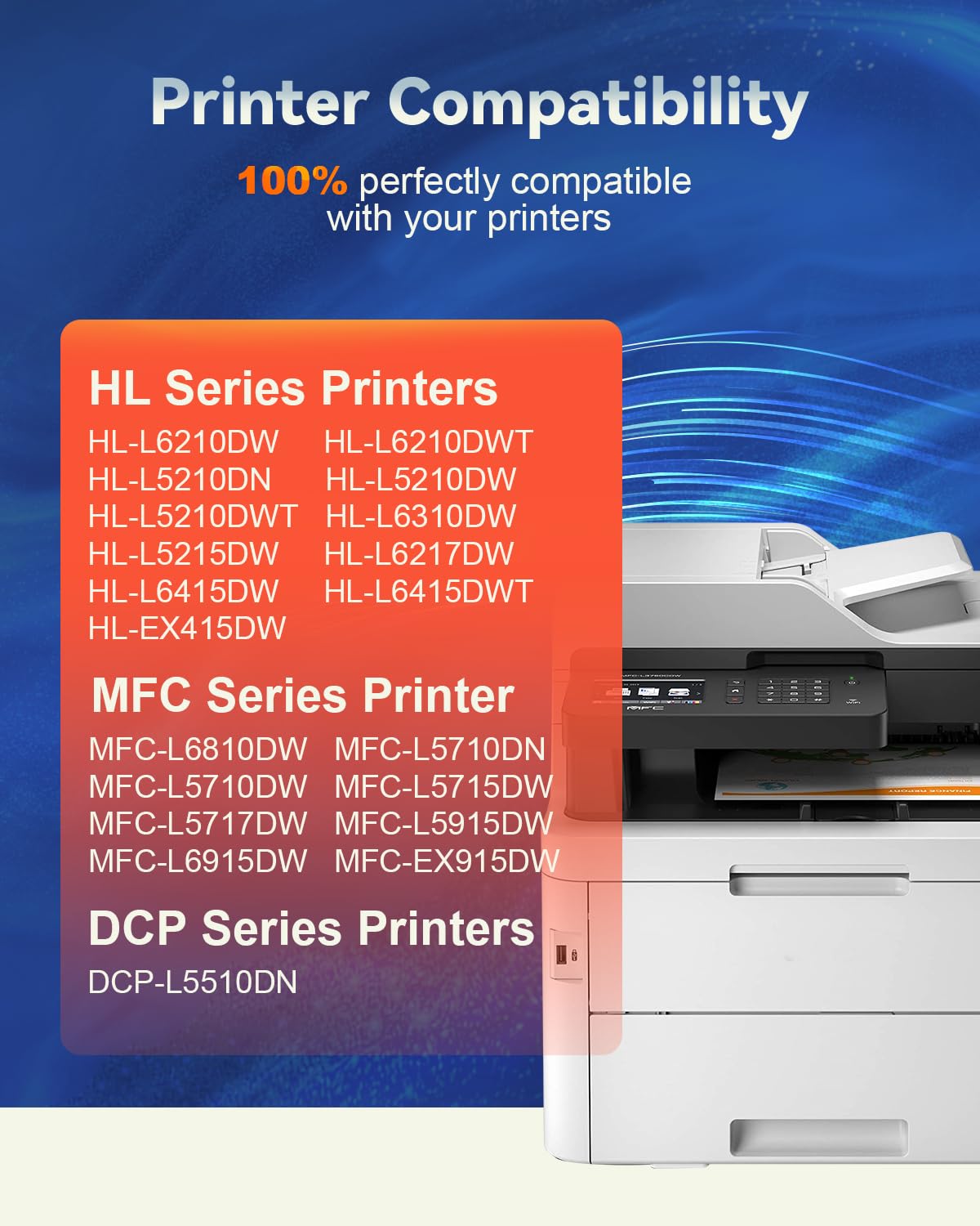 (with Chip) TN920XL Toner Cartridge Compatible Replacement for TN920XL TN 920 TN-920XL TN920UXXL Work with HL-L6210DW HL-L6210DWT HL-L6310DW HL-L5210DW HL-L5210DWT HL-L5210DN Printer Toner (1 Black)