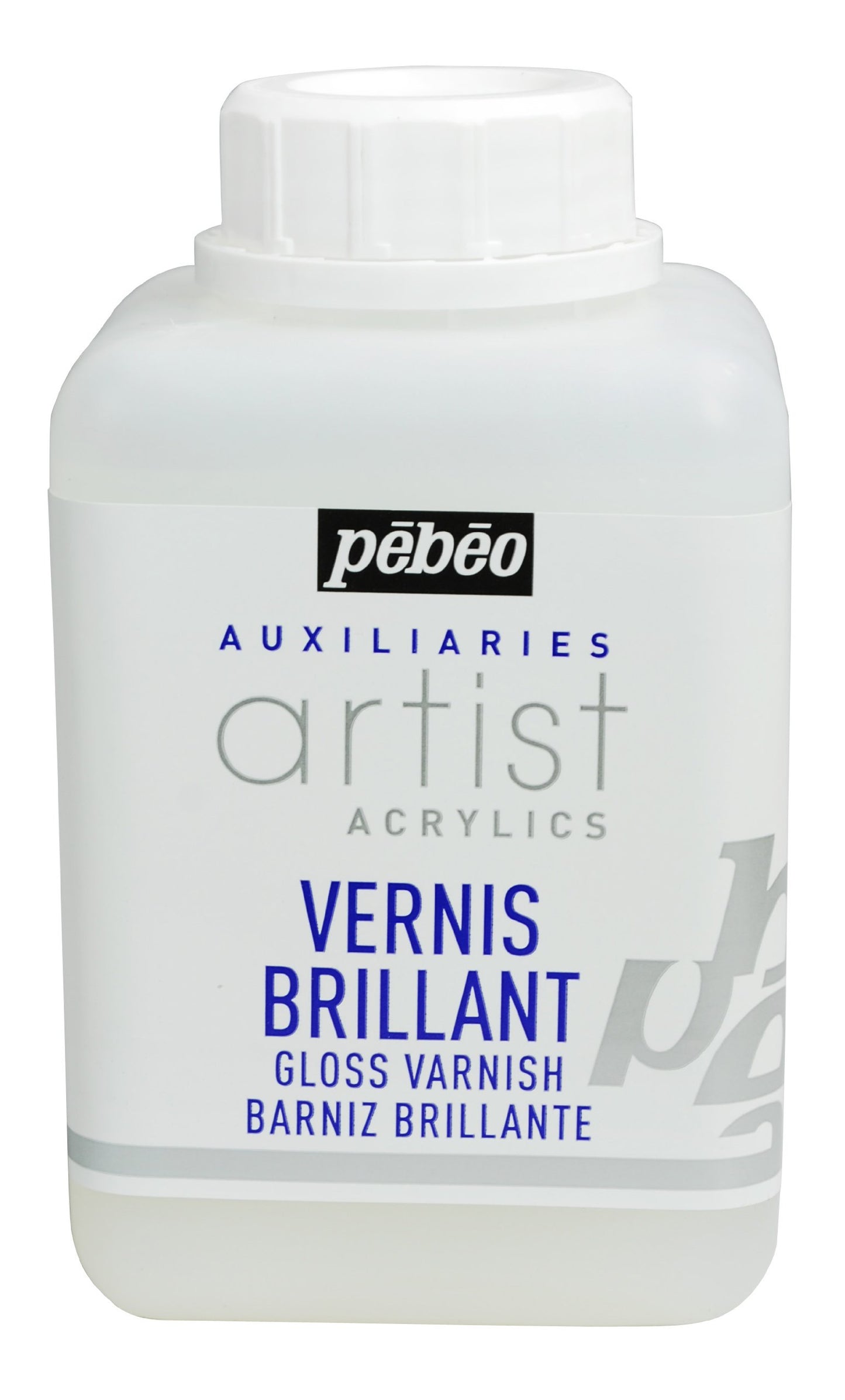 Pebeo Artist Acrylics Auxiliaries Gloss Varnish, 500-Milliliter
