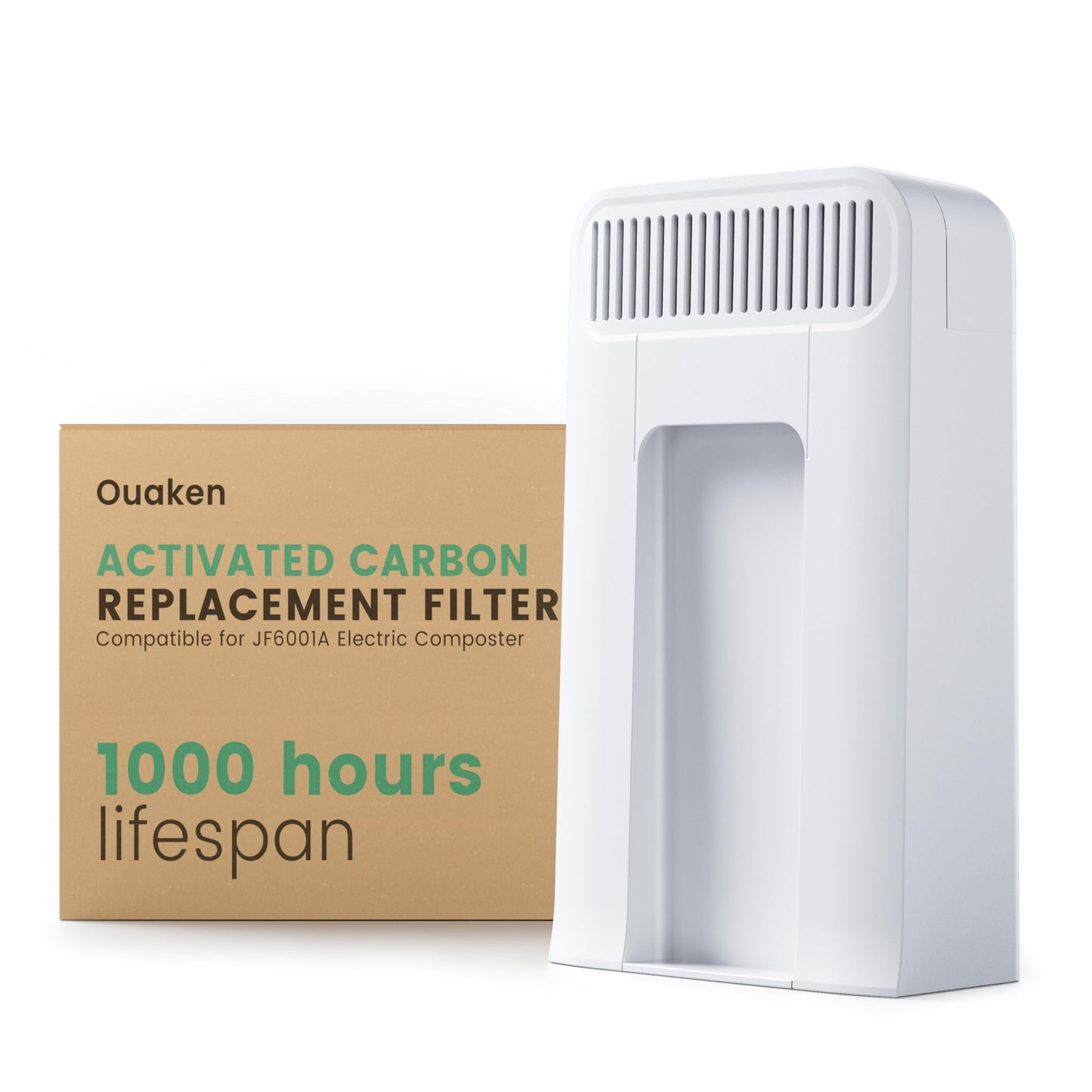 Ouaken JF6001A Electric Composter Activated Carbon Filter - 1000 Hours