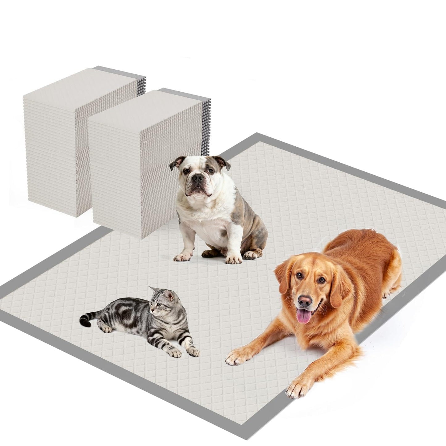 Gardner Pet Extra Large Puppy Pads 94x137 cm, Super Absorbent Puppy Training Pads with Non-Slip Design, Fast Drying, Multi-Purpose, Suitable for Wide Range of Scenarios, 25 Count