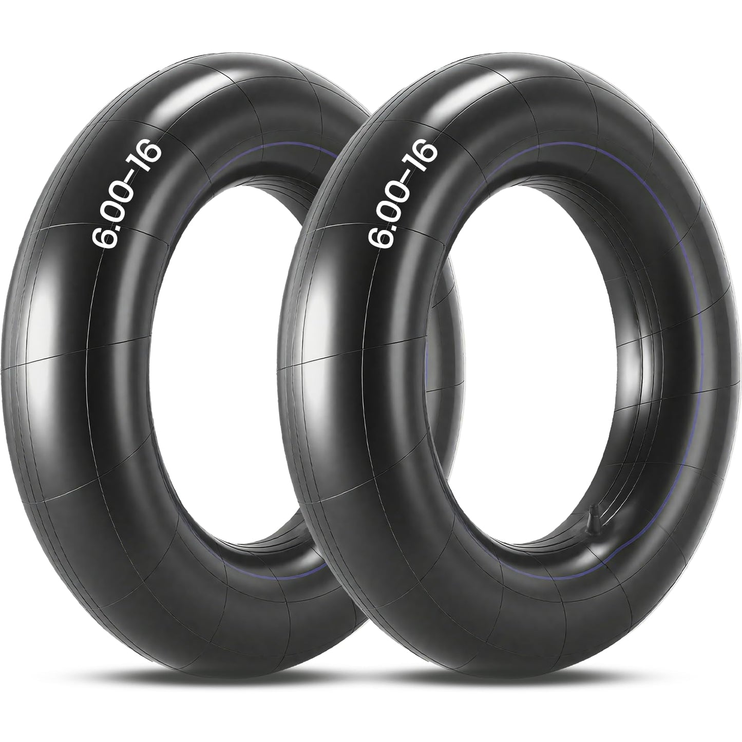 AR-PRO Replacement 6.00-16 Heavy-Duty Inner Tubes for Tractor, Trailer, Truck and More 600-16 Tires - with TR15 Valve Stems - Made from Durable Butyl Rubber (2-Pack)