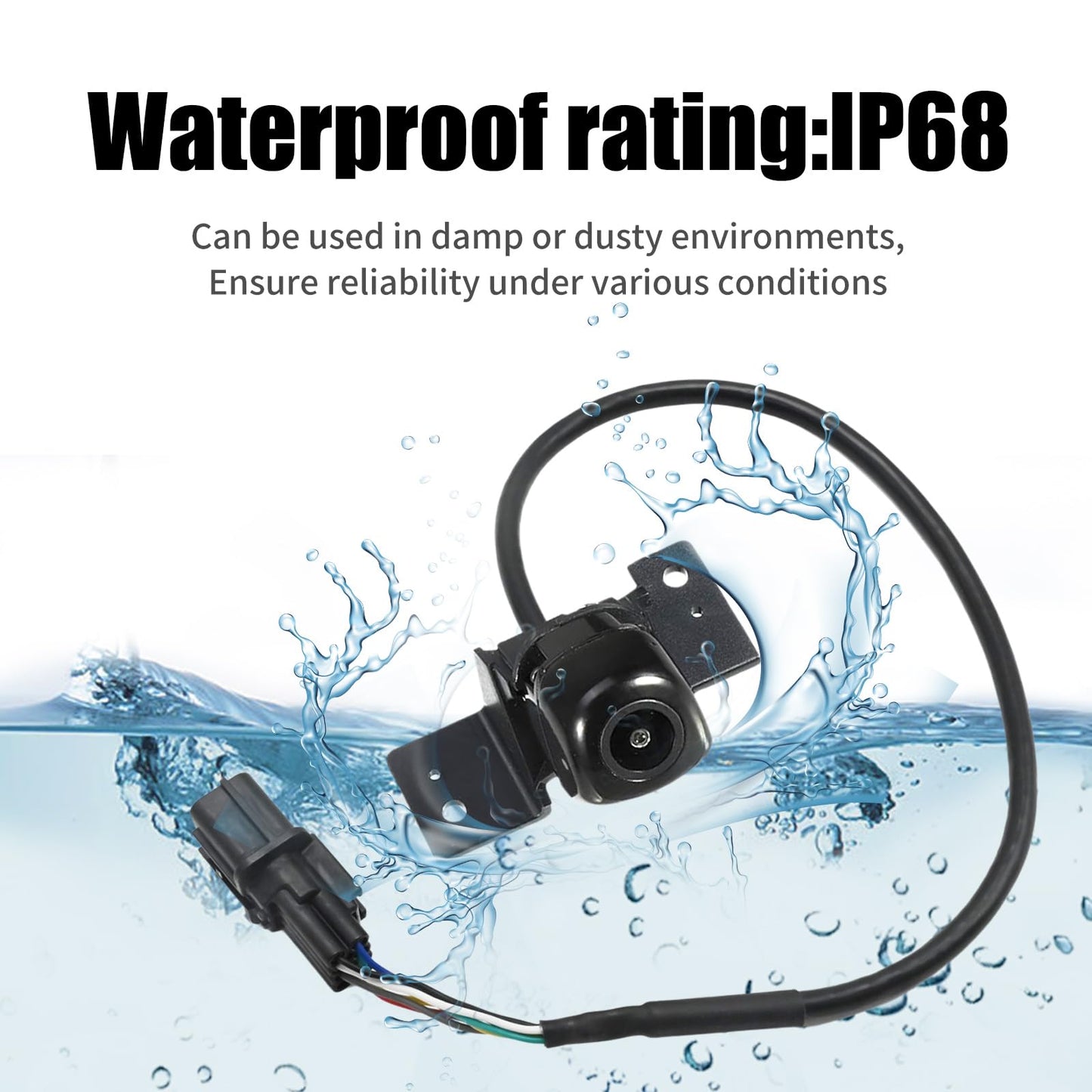 Hoypeyfiy 95760D3100 Backup Camera Rear View Camera Replacement for Hyundai Tucson 2016-2017, Replace 95760D3101 95760D3000 95760D3001