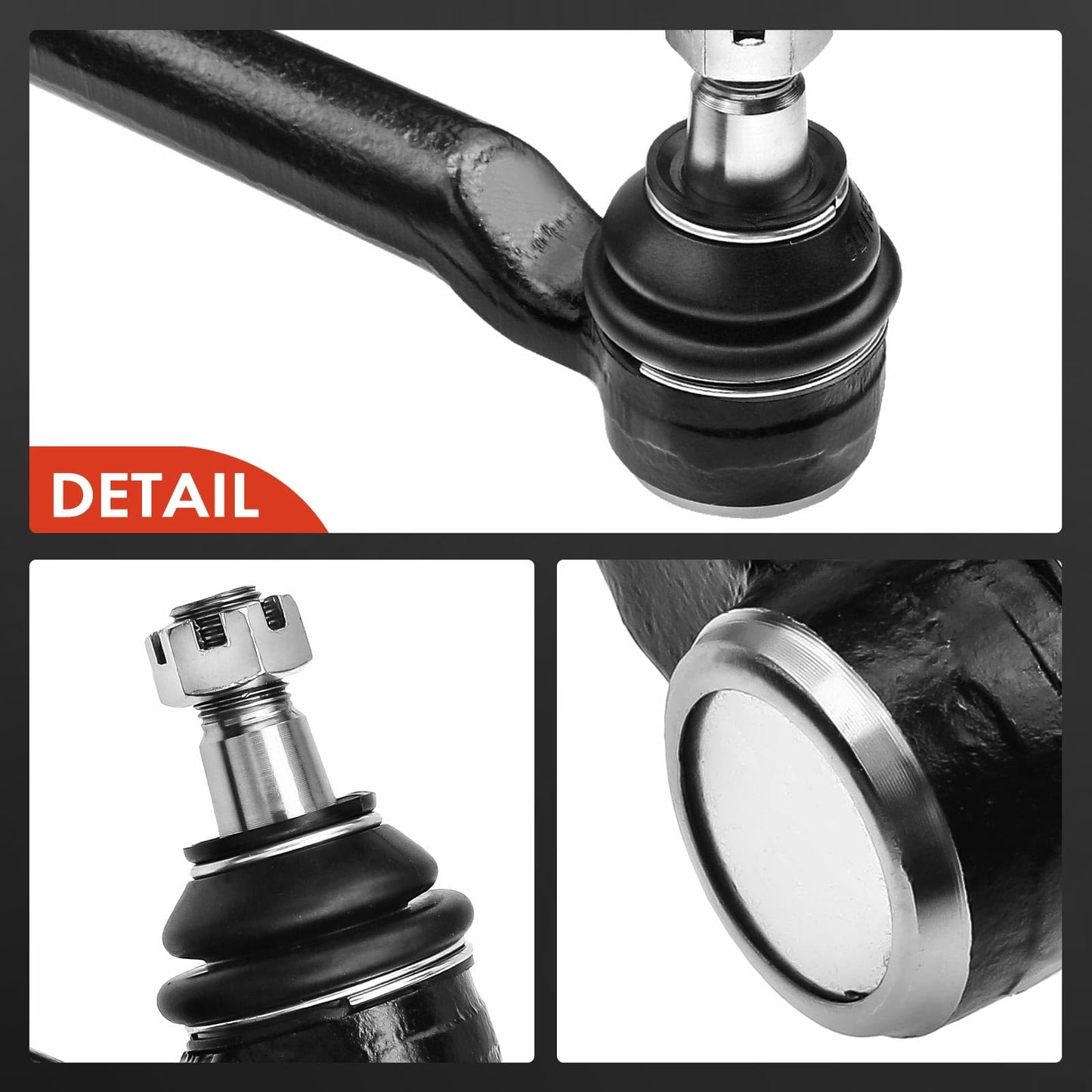 A-Premium 2 x Front Outer Tie Rod Ends, Compatible with Subaru Outback 00-14, Forester 98-19, Impreza 93-16, Crosstrek 16-19, Legacy 93-14, Ascent 19, Tribeca 08-14, WRX (STI) 13-19, Saab 9-2X 05-06
