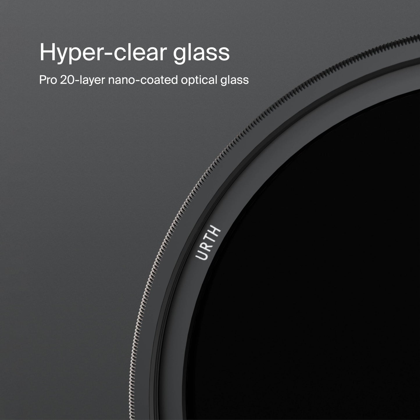 Urth 82mm ND2-400 Variable ND Lens Filter — 1-8.6 Stop Range, Ultra-Slim 20-Layer Nano-Coated Neutral Density Filter for Cameras