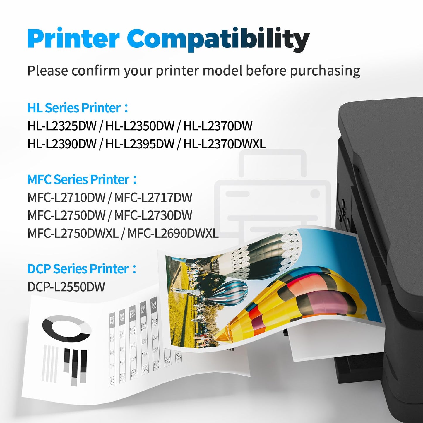 BAIINK Compatible DR730 Drum Unit Replacement for Brother DR-730 DR 730 Compatible for HL-L2350DW HL-L2370DW HL-L2395DW HL-L2325DW HL-L2390DW DCP-L2550DW MFC-L2750DW MFC-L2710DW Printer