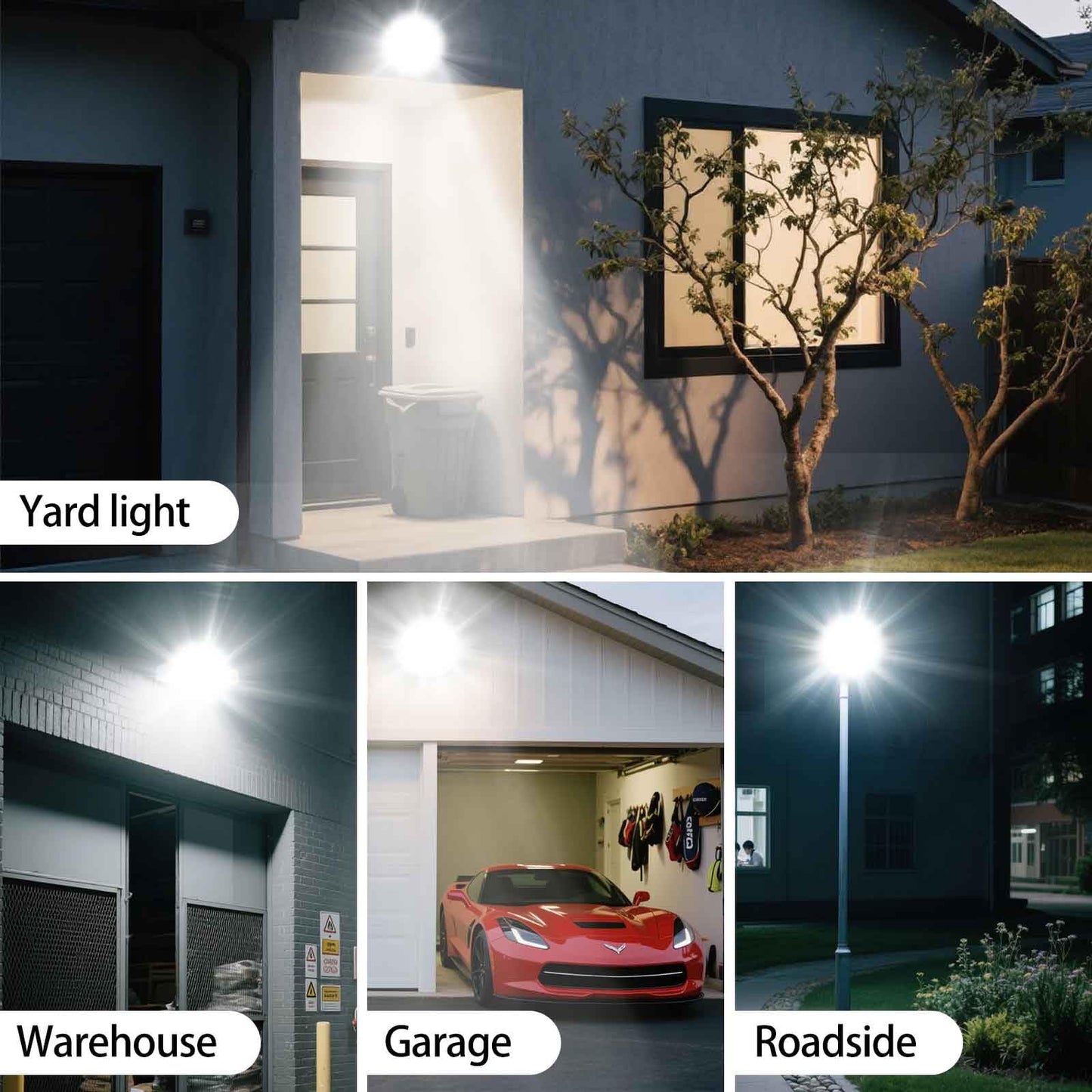 100W LED Barn Lights Outdoor, 13000LM 5500K Dusk to Dawn Outdoor Lighting with Photocell, Adjustable Angle Daylight Yard Lights, IP65 Waterproof Area Street Light for Garage Warehouse Yard