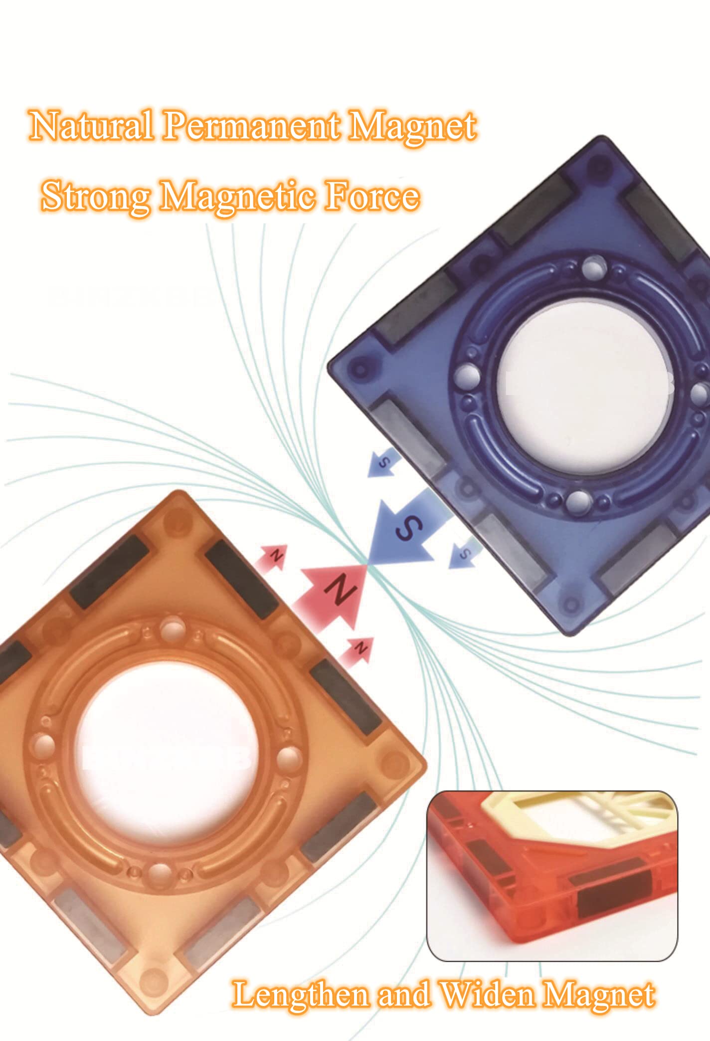 BINZKBB Light Magnetic Tiles Building Blocks for Kids,3D Clear Educational Toys,Marble Run STEM Magnets Construction Toys Set for Kids Ages 3 4 5 6 7 8 10+Year Old Boys Girls Creative Gift(110PCS)