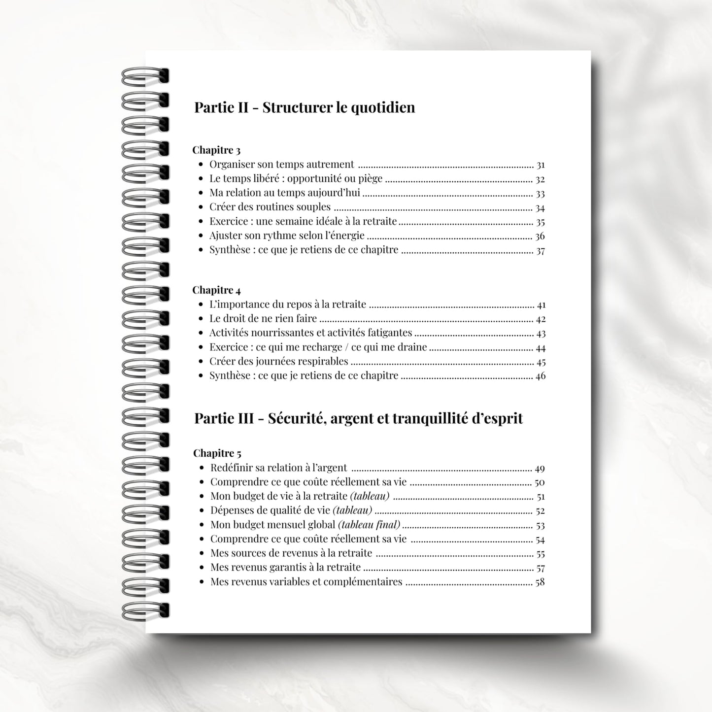 Mon Journal de Retraite, préparation, visualisation guidée, cadeau pour retraités et futurs retraités, Journal en Français, Livre de Retraite
