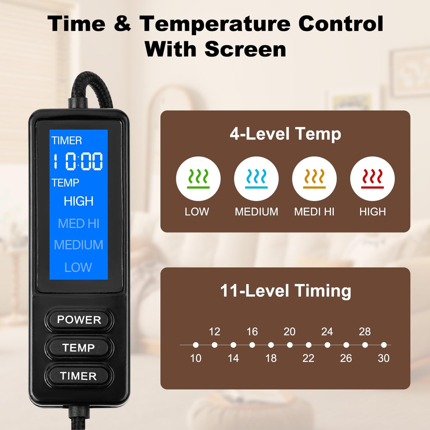 Aroma Season Heated Eye Mask for Dry Eyes, USB Heated Eye Mask with Temperature and Timer Control, Warm Eye Compress to unclog glands, Relieve Dry Eye Syndrome, Styes, MGD and Blepharitis (Dark Gray)