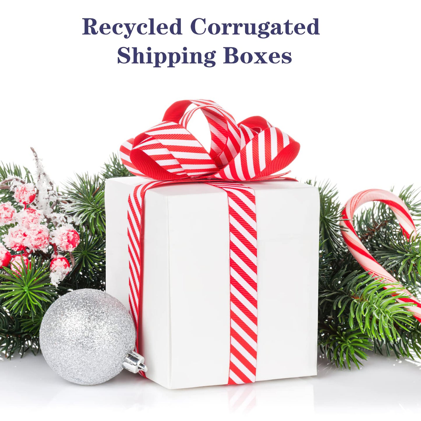 SPEPLA 6x6x6 Shipping Boxes for Small Business,40 Pack White Corrugated Cardboard Box for Packaging, Mailing, Storage