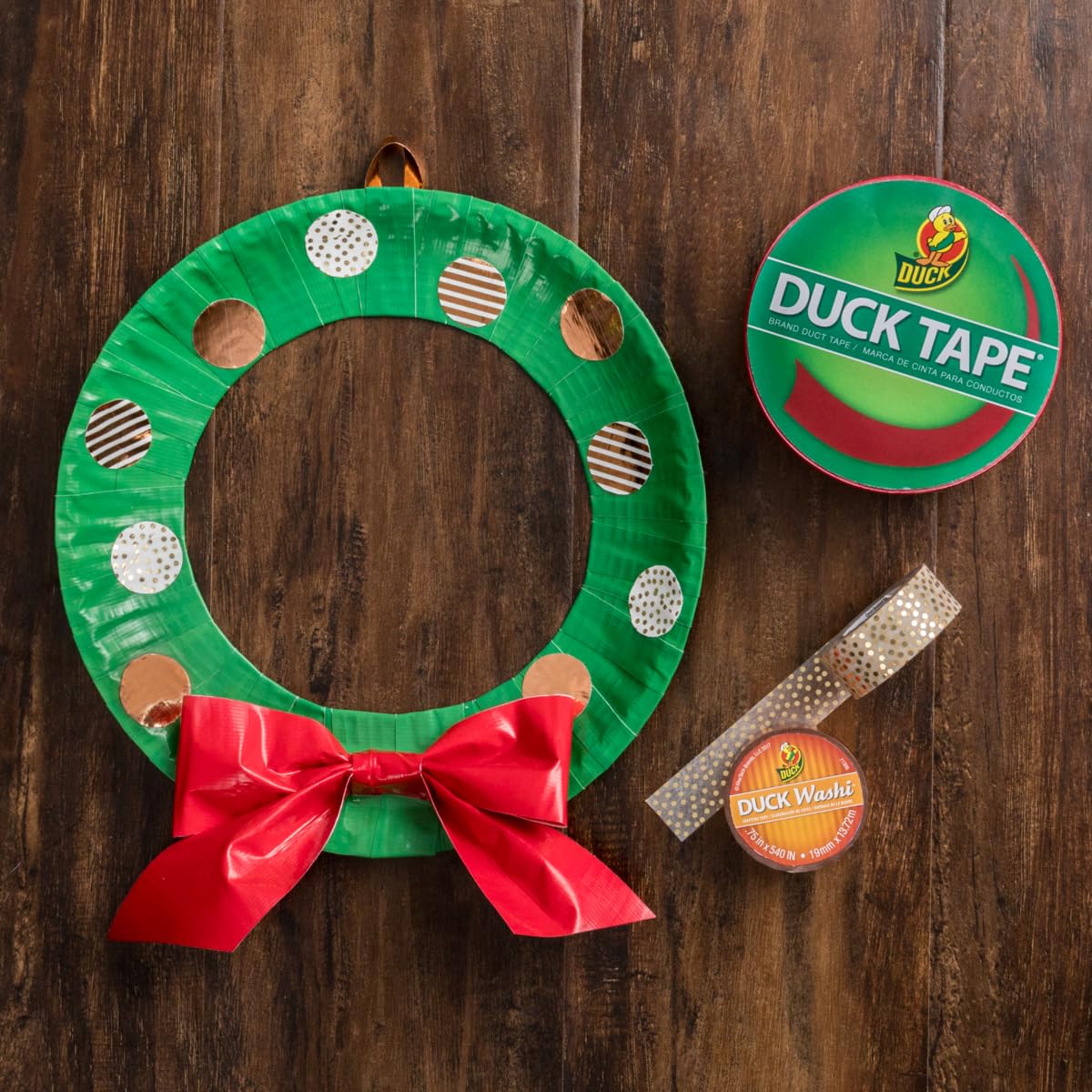Duck Brand Duck Color Duct Tape, 6-Roll, Neon Lime Green (1265018_C)