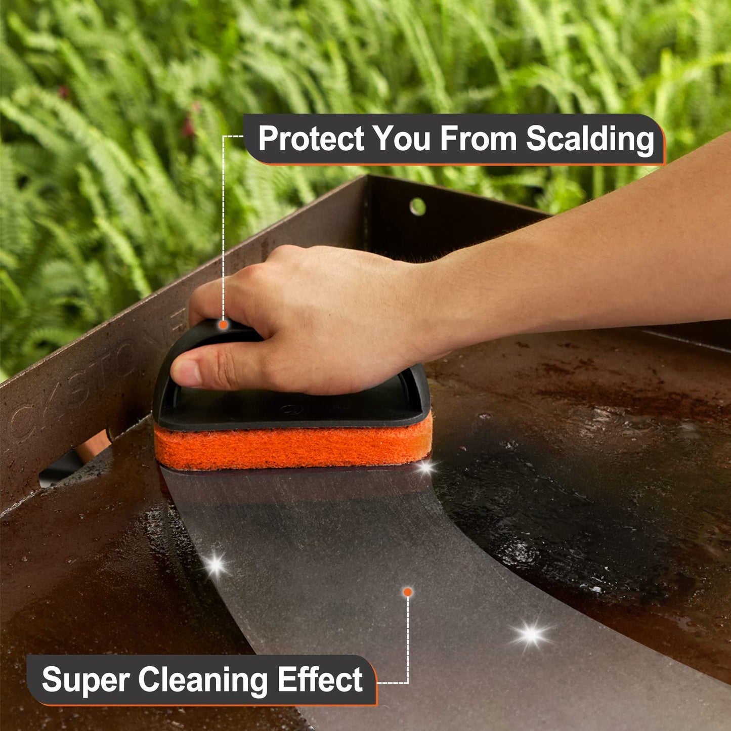 SHINESTAR 26 Piece Griddle Cleaning Kit for Blackstone | Complete Flat Top Grill Cleaner Kit with Scraper, Cleaning Brick, Scouring Pads