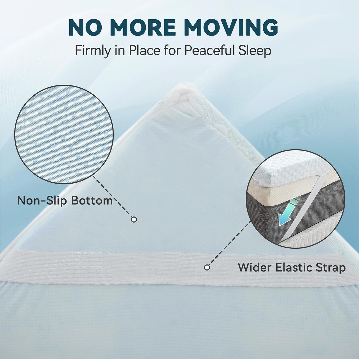 2 Inch Cooling Gel Memory Foam Mattress Topper Twin Size, Ventilated Slow Rebound Pad for Back Pain Relief, Bed Topper with Removable Soft Cover, CertiPUR-US Certified