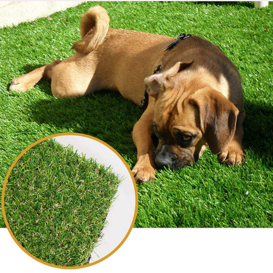 ALTRUISTIC Thick Realistic Artificial Grass Mat Customized Sizes, 3ft x 10ft Synthetic Fake Astro Turf Indoor Outdoor Garden Lawn Landscape, Faux Grass Rug with Drainage Holes