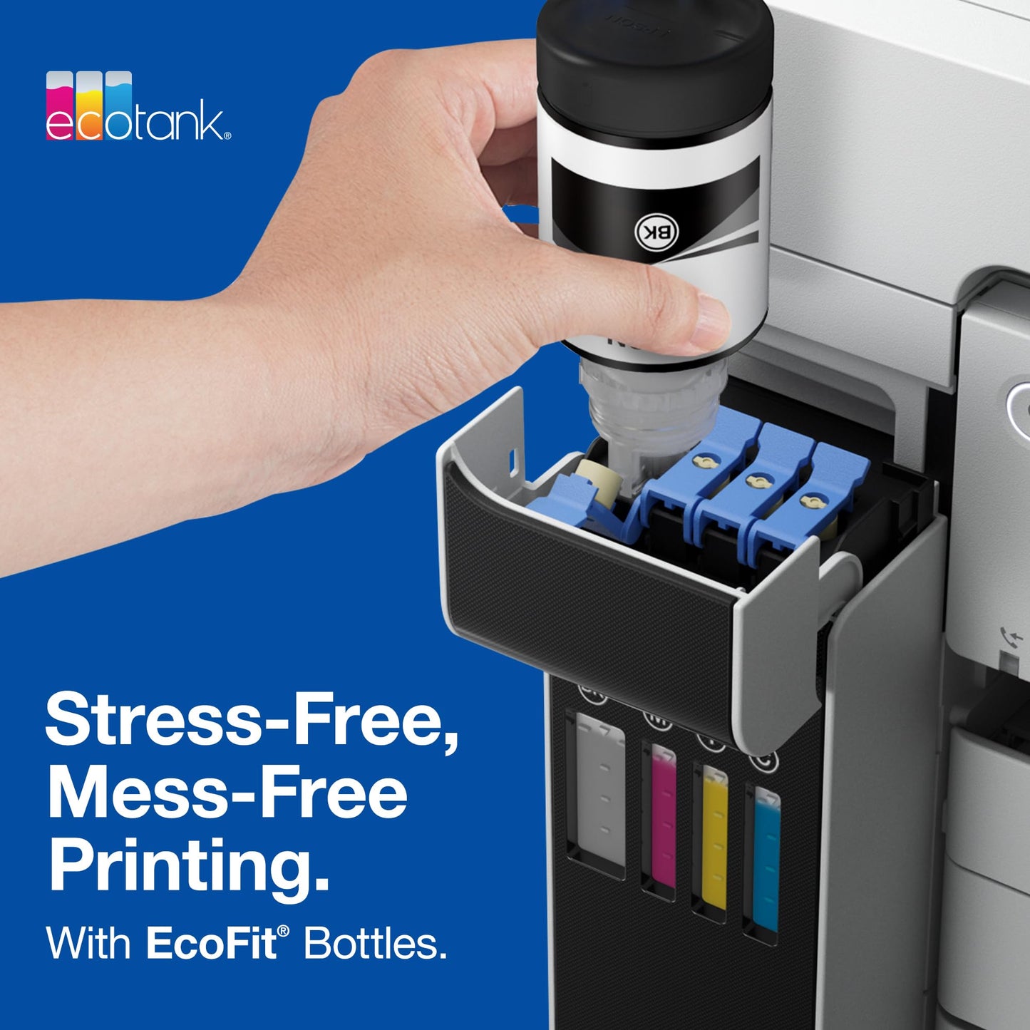 EPSON 502 EcoTank Ink Ultra-high Capacity Bottle Magenta Works with ET-2750, 2760, 2850, 3750, 3760, 3850, 4850, and Other Select Models