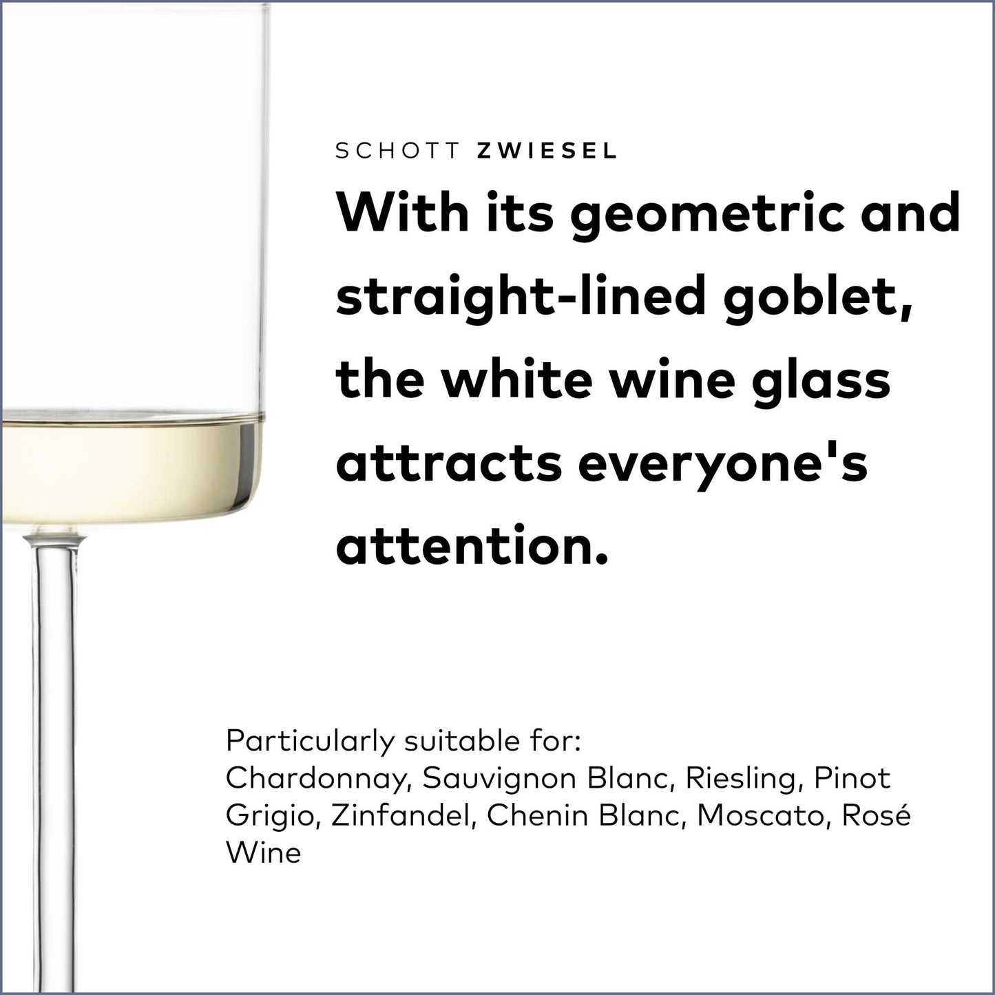 Zwiesel Glas Tritan Modo Collection White Wine Glass, 13.5-Ounce, Set of 4