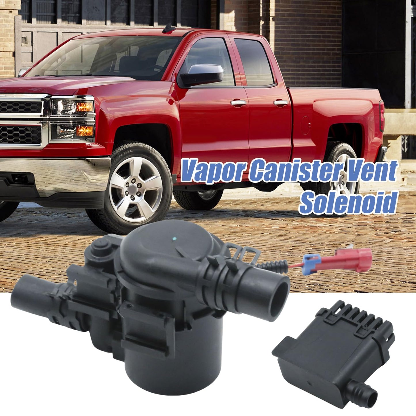 Vkinman 911-099 Car Vapor Canister Vent Solenoid, Replacement for Chevrolet Silverado 1500 2500 3500 2007-2019, Replacement for GMC Sierra 1500 2500 3500 2007-2019, Replaces 23103351