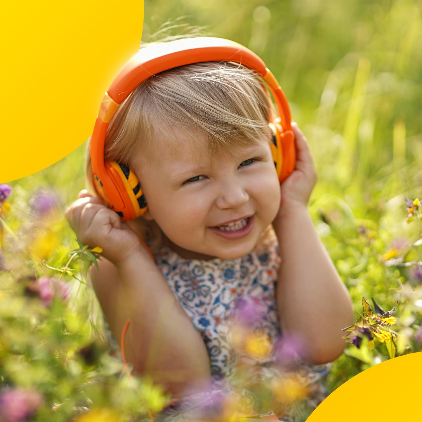 Kidrox® Premium Toddler Headphones for 1+ Year Old - iPad, Tablet, Car, Airplane, Travel, School with 85dB Volume Limit Safe, Durable, and Stylish Baby Infant Child 3.5mm Wired Headphone for Boy, Girl