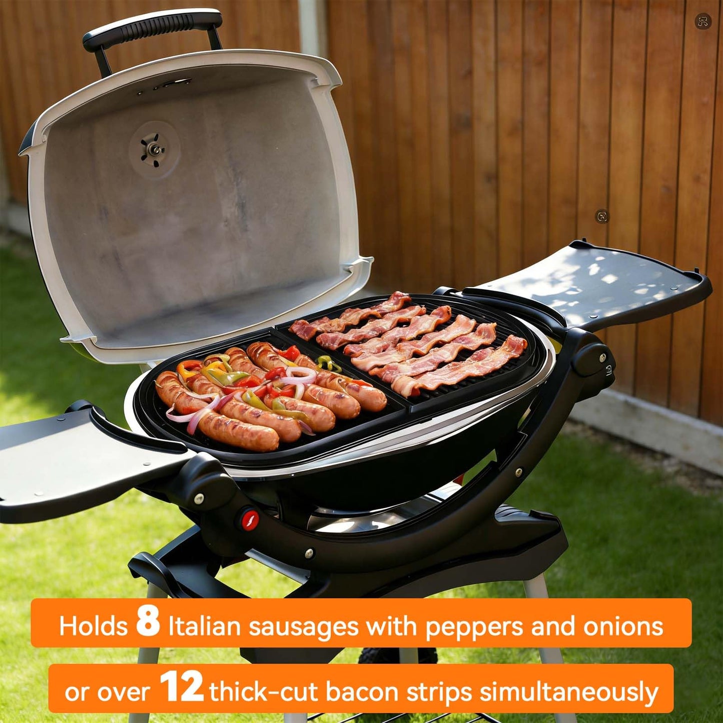13" Cast Iron Griddle for Coleman Roadtrip Grill 285 225 Table Top Accessories Replacement Parts - Nonstick Reversible Griddle for Stove Top/Gas Grill/Oven & Outdoor BBQ for Swaptop Cooktop LX LXE LXX
