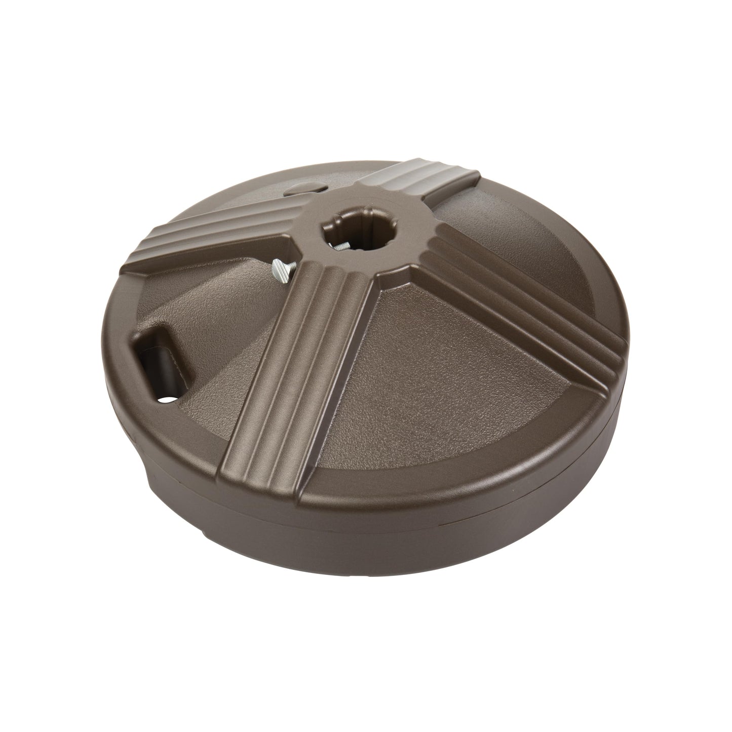 US Weight Durable Fillable Umbrella Base Designed to be Used with a Patio Table 3.5 pounds, Bronze