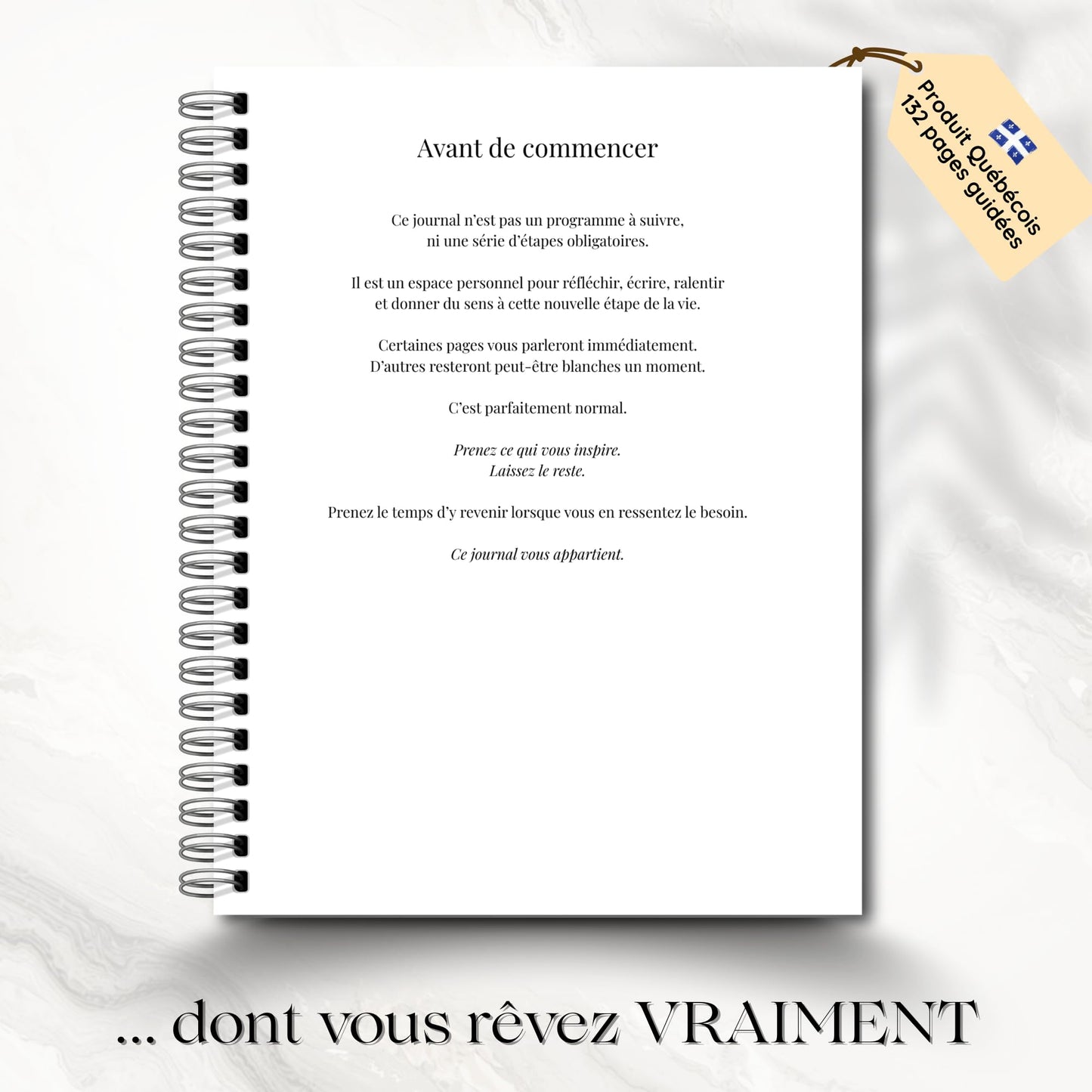 Mon Journal de Retraite, préparation, visualisation guidée, cadeau pour retraités et futurs retraités, Journal en Français, Livre de Retraite