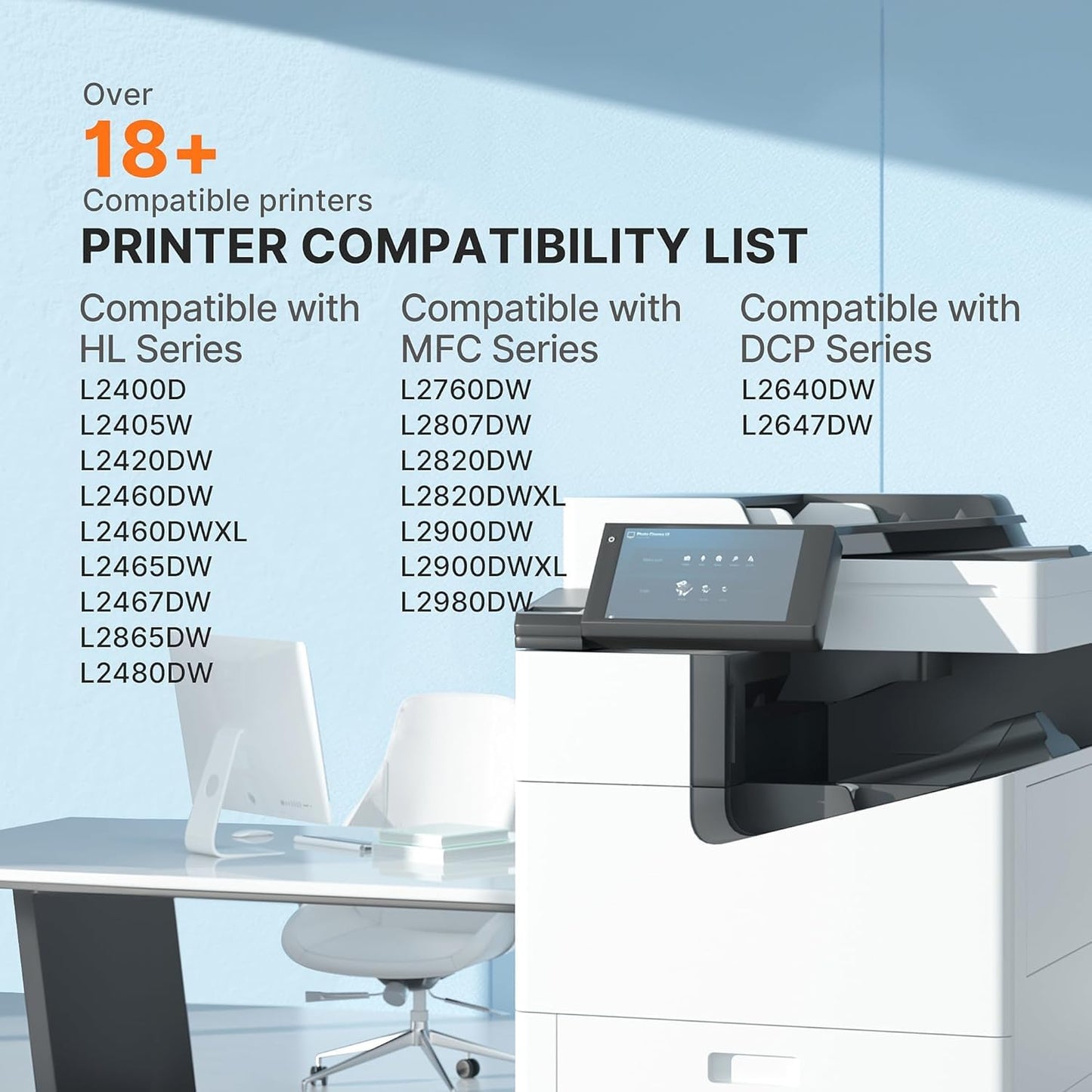E-Z Ink TN830XL Toner Cartridge Replacement for Brother TN830 TN 830 XL Toner Cartridges Compatible for Brother DCP-L2640DW HL-L2460DW HL-L2480DW HL-L2400D HL-L2405W MFC-L2820DW Printer (2 Black)