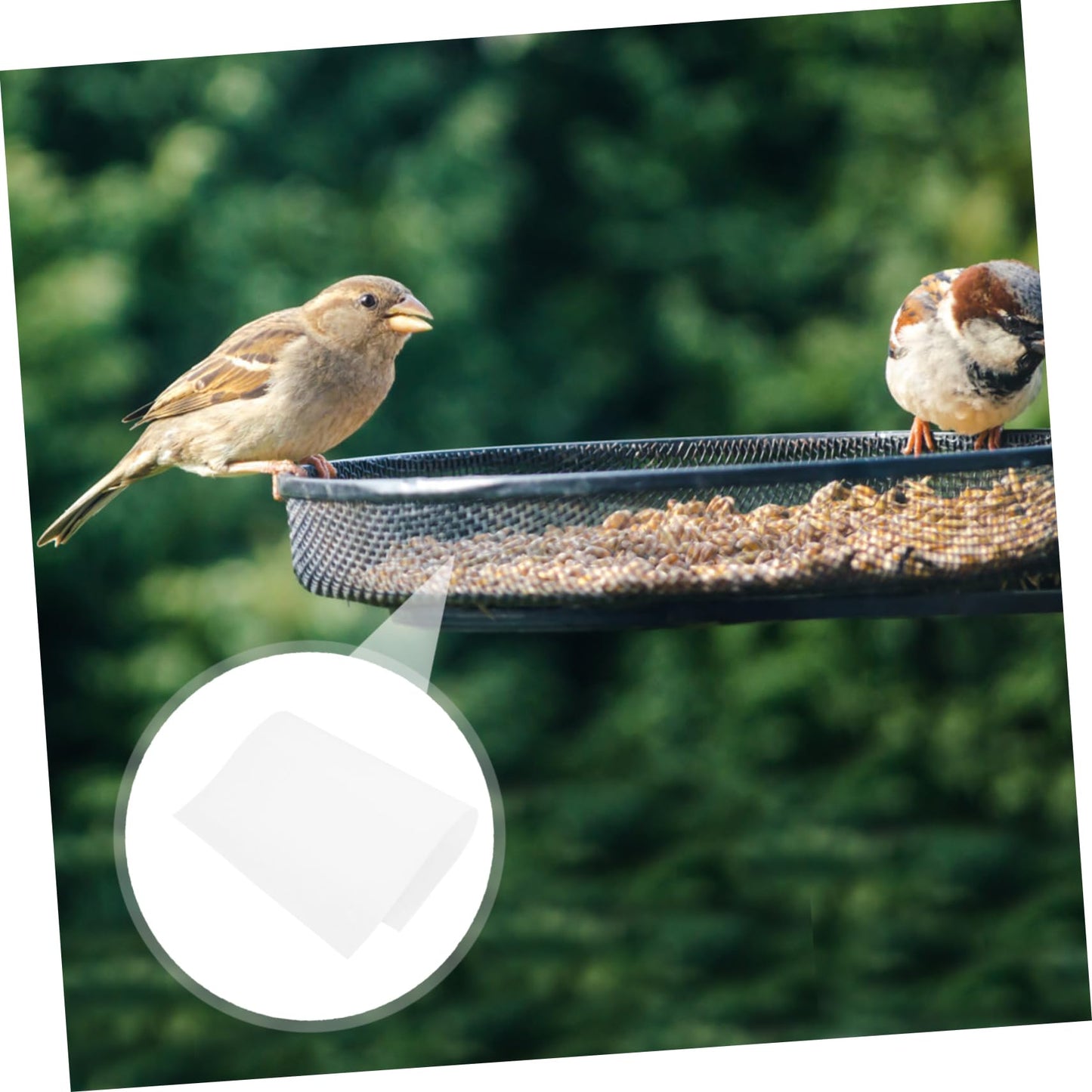 Baluue 100pcs Bird Cage Liners Papers, 12x17 Inch Disposable Parrot Bird Cage Cushion Pad Pet, Precut Absorbent Pet Cages Cushion Bird Cage Liner Papers Large