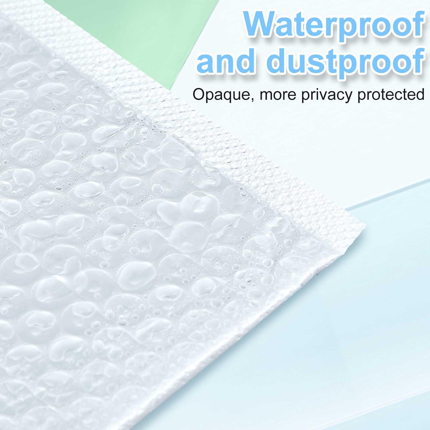 Ireer 15 Pack Extra Large 14 x 19" Bubble Mailers Poly Padded Envelopes Cushioned Mailing Envelopes Bubble Padded Mailers Self Adhesive Waterproof Shipping Bags for Business Christmas Gift Packaging