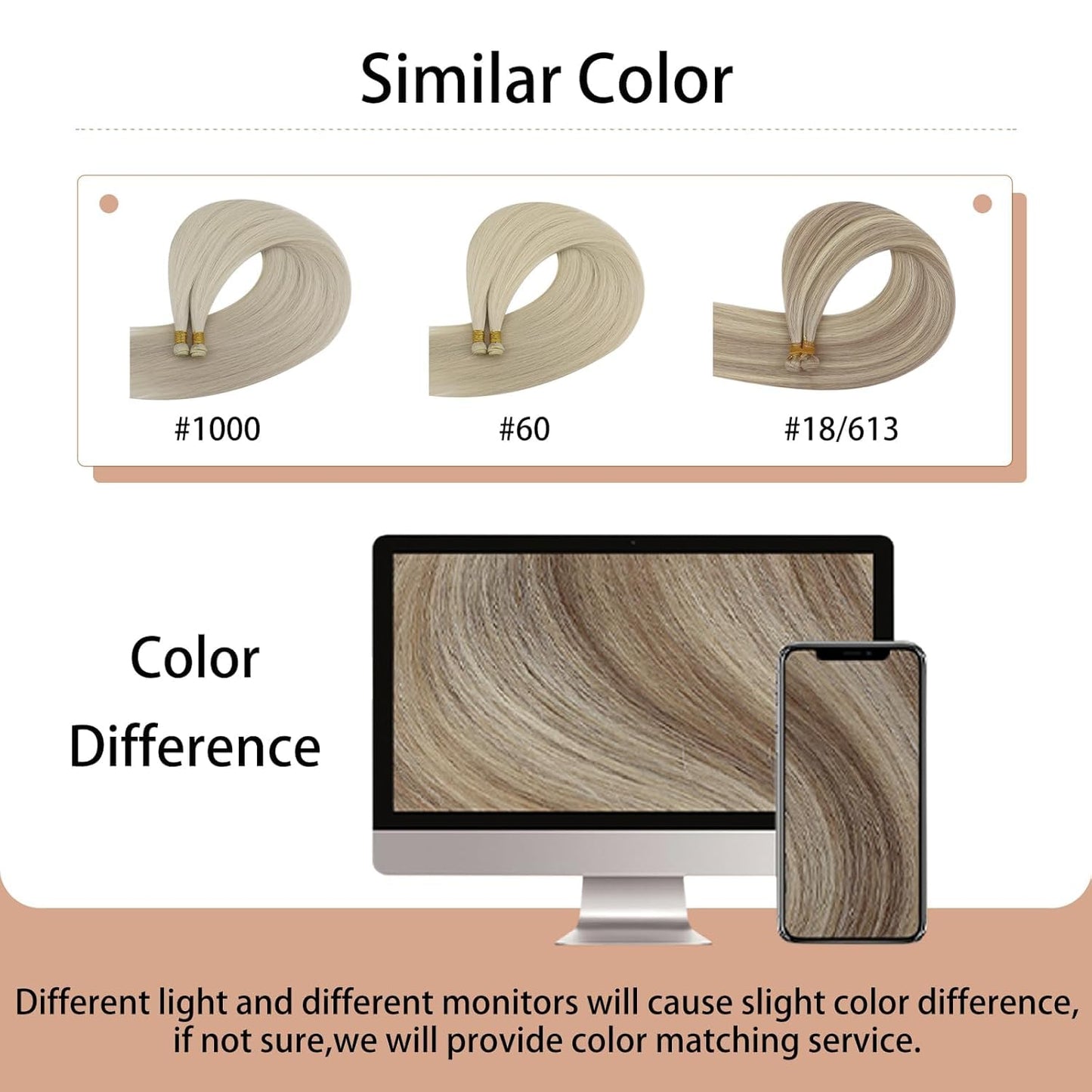 Full Shine Weft Hair Extensions Human Hair Single Genius Weft Sew in Extensions 50G Brown and Blonde Balayage Hair Extensions 18 Inch Silky Straight Human Hair Weft Extensions