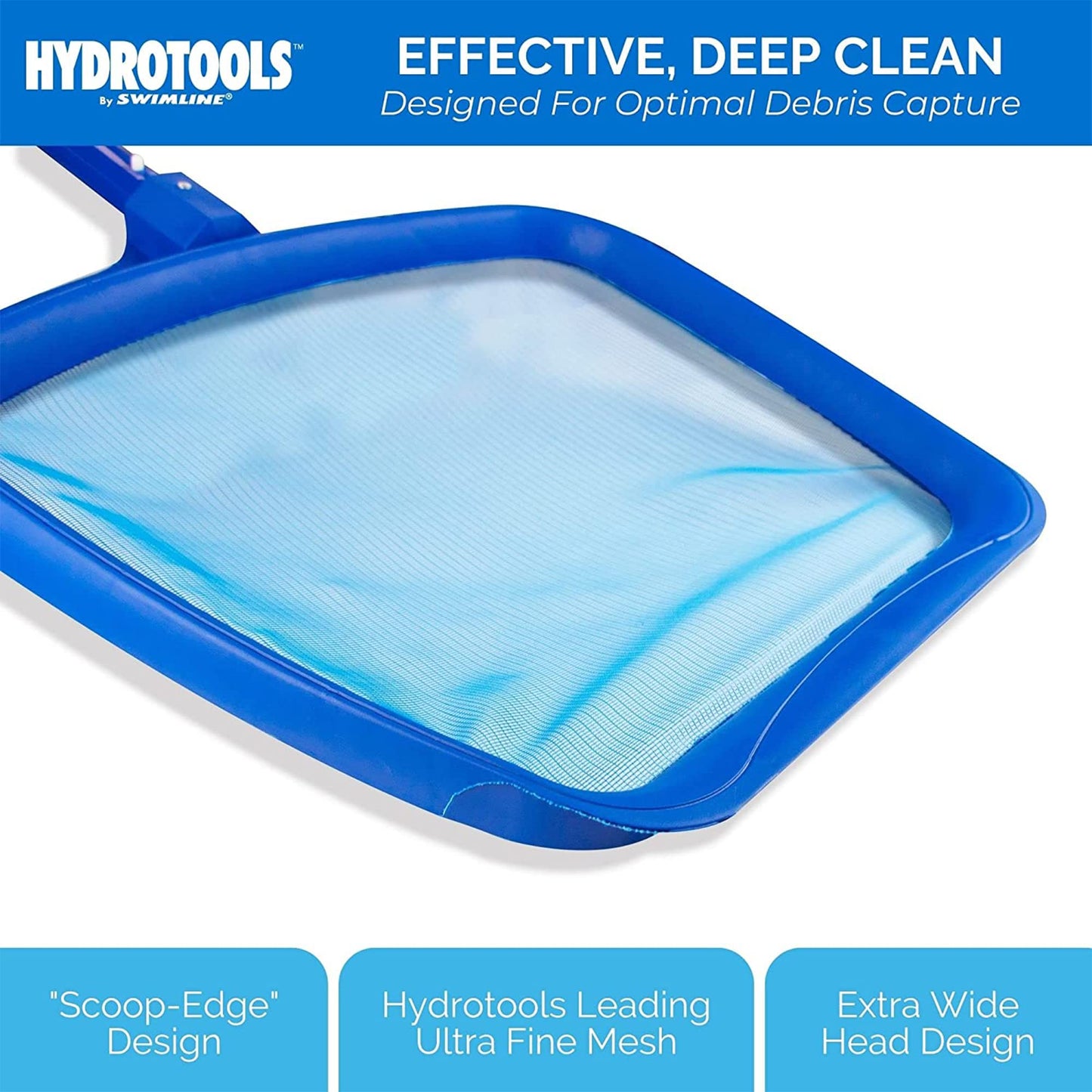 Solstice by International Leisure Products Hydro Tools 8039 Professional Heavy Duty Leaf Skimmer