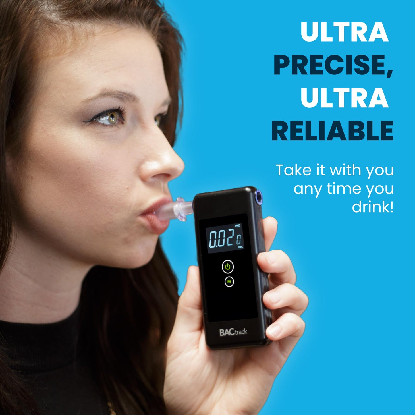 BACtrack Trace Breathalyzer | Professional-Grade Accuracy | DOT & NHTSA Compliant | Portable Breath Alcohol Tester for Personal & Professional Use