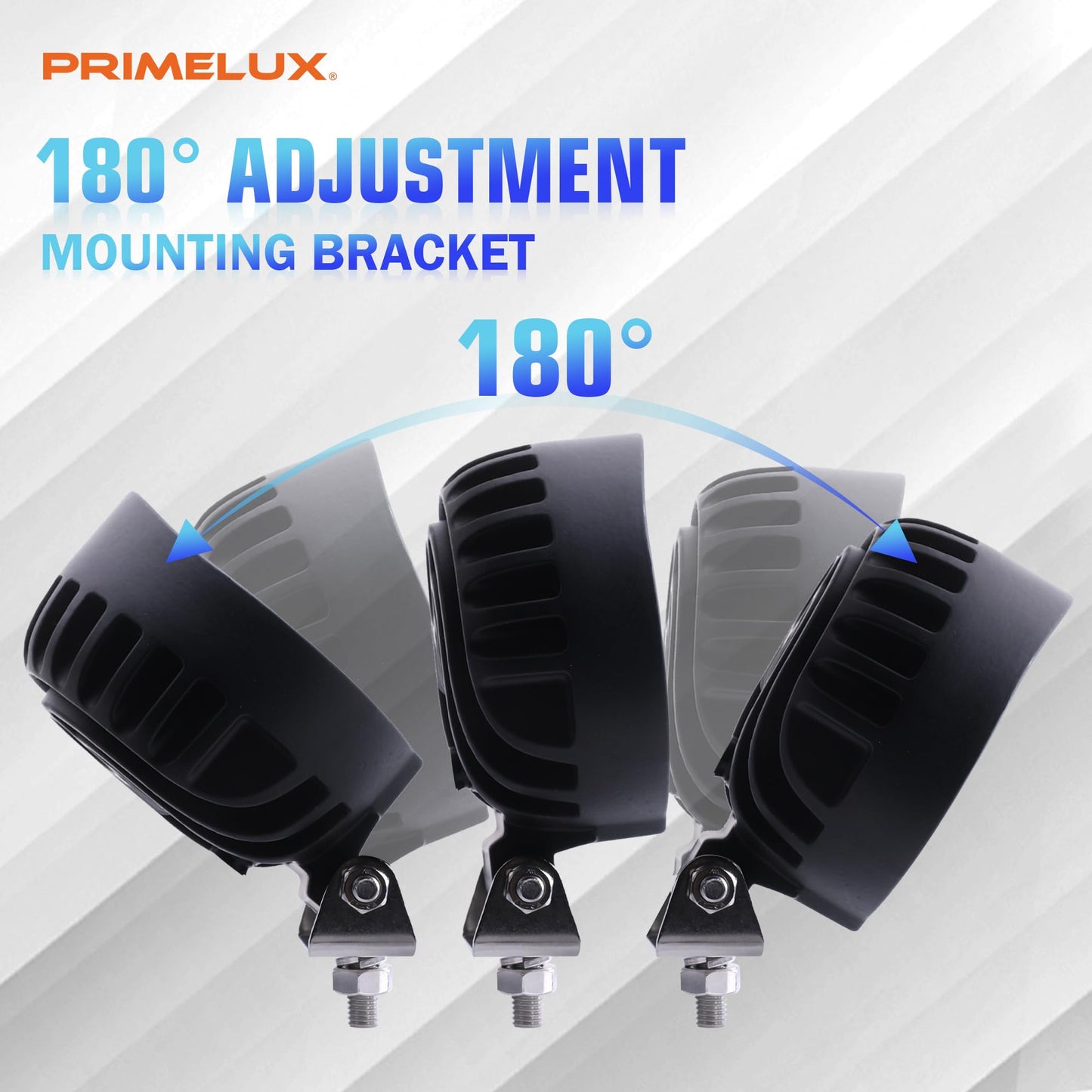 4.1 Inch 108W 8000LM LED Tractor Lights, 2PCS Round IP67 Waterproof LED Work Lights for Truck, 12/24V 5700K White Flood Light for Truck Tractor UTV and Heavy-Duty Equipment