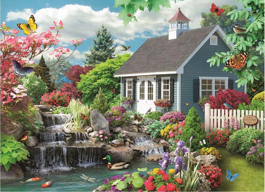 Bits and Pieces - 3000 Piece Jigsaw Puzzle for Adults 81 cm x 114 cm - Dream Landscape - 3000 pc Spring Scene Jigsaw by Artist Alan Giana