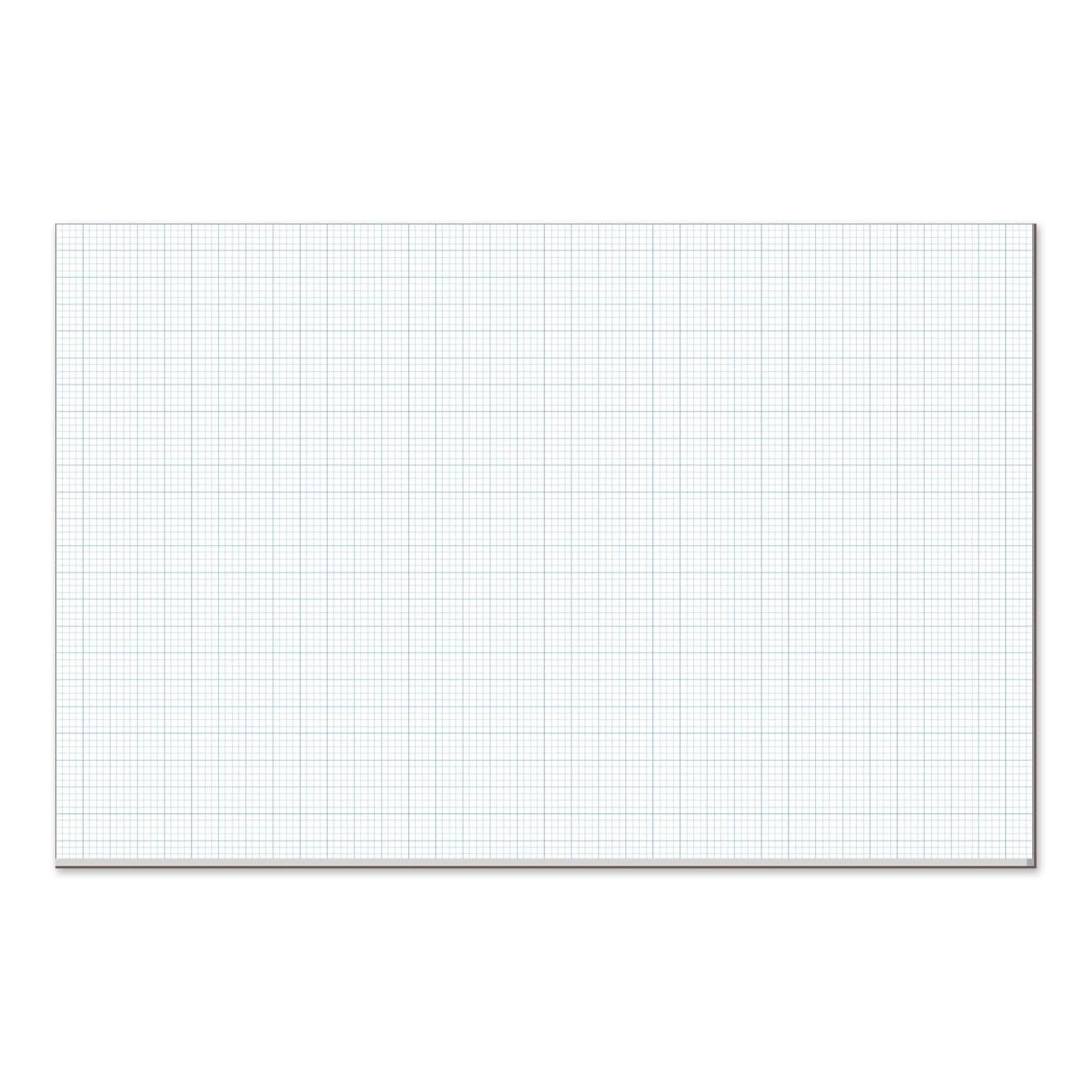 Graph Paper Pad - 30 Sheets/60 Pages, 24" x 36" Large Graph Paper 1" and 1/4" Blue Grid Paper for Engineer Architect Designer Mathematician Draftsmen Sketch House Commercial Building Plan Drafting