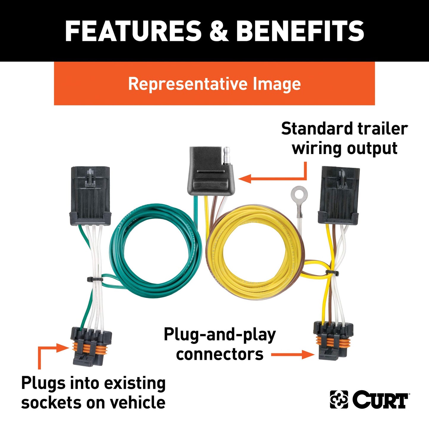 CURT 56009 Custom Wiring Harness