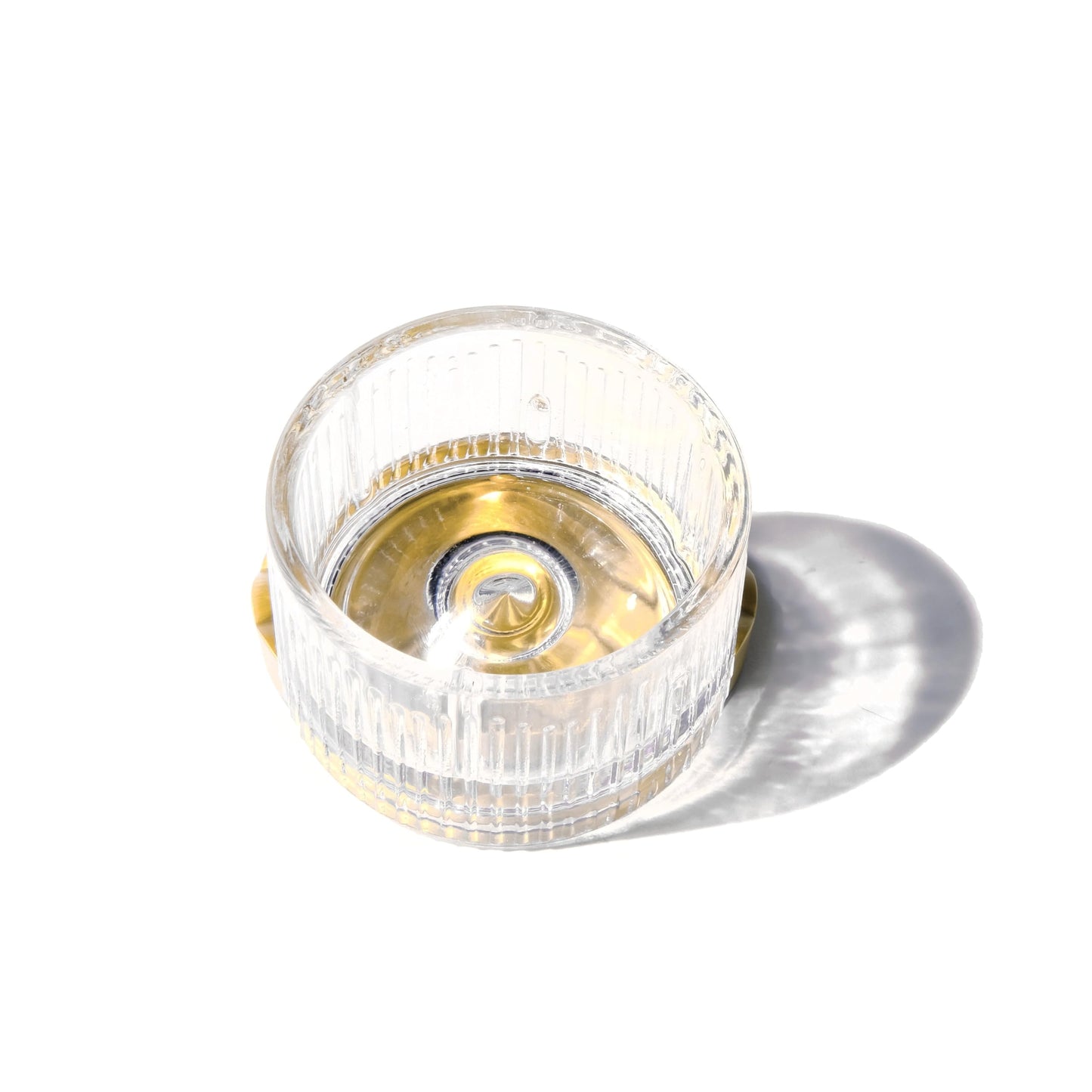 Ferris Wheel Press The Carousel Inkwell, Four Functional Positions, Glass Vessel for Ink, Modern Antiques