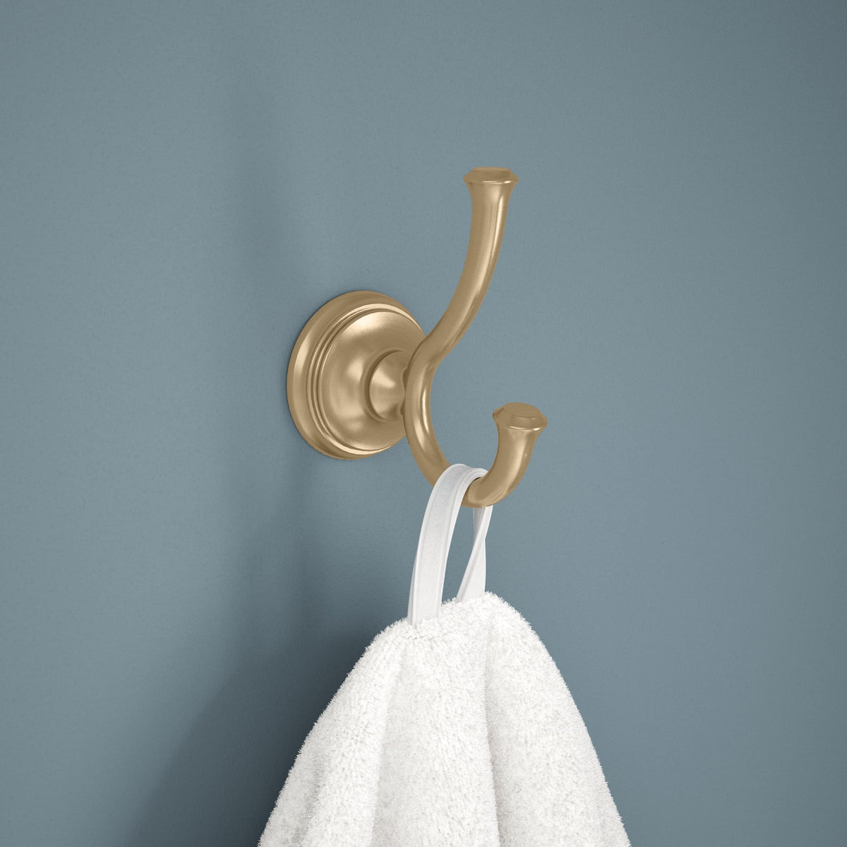 Delta Faucet 79735-CZ Cassidy Double Robe Hook, Champagne Bronze