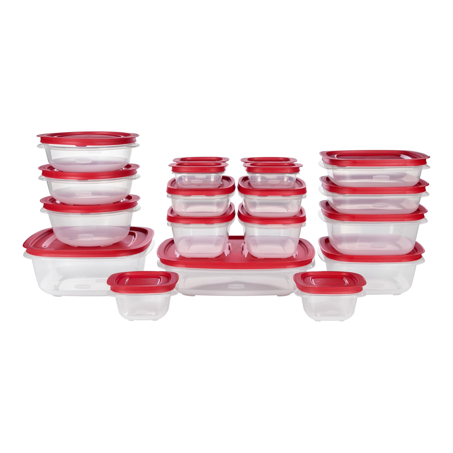 Rubbermaid EasyStore Food Storage Containers with Lids, 38-Piece Set