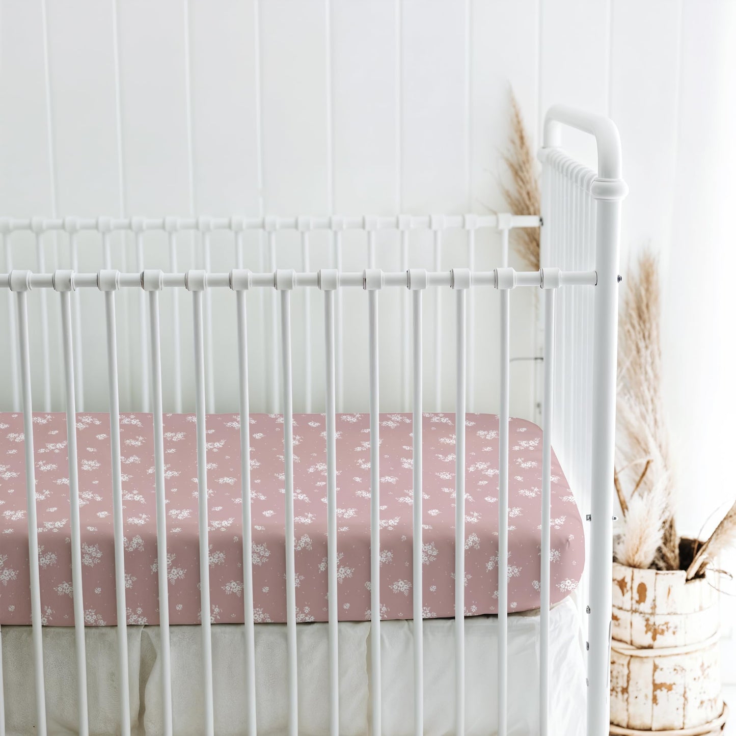 Sorrel + Fern 2-Pack Crib Sheets for Standard Crib Mattress (Watercolor Airplanes and Clouds) - Premium Fitted Sheets - Buttery Soft Cotton Blend