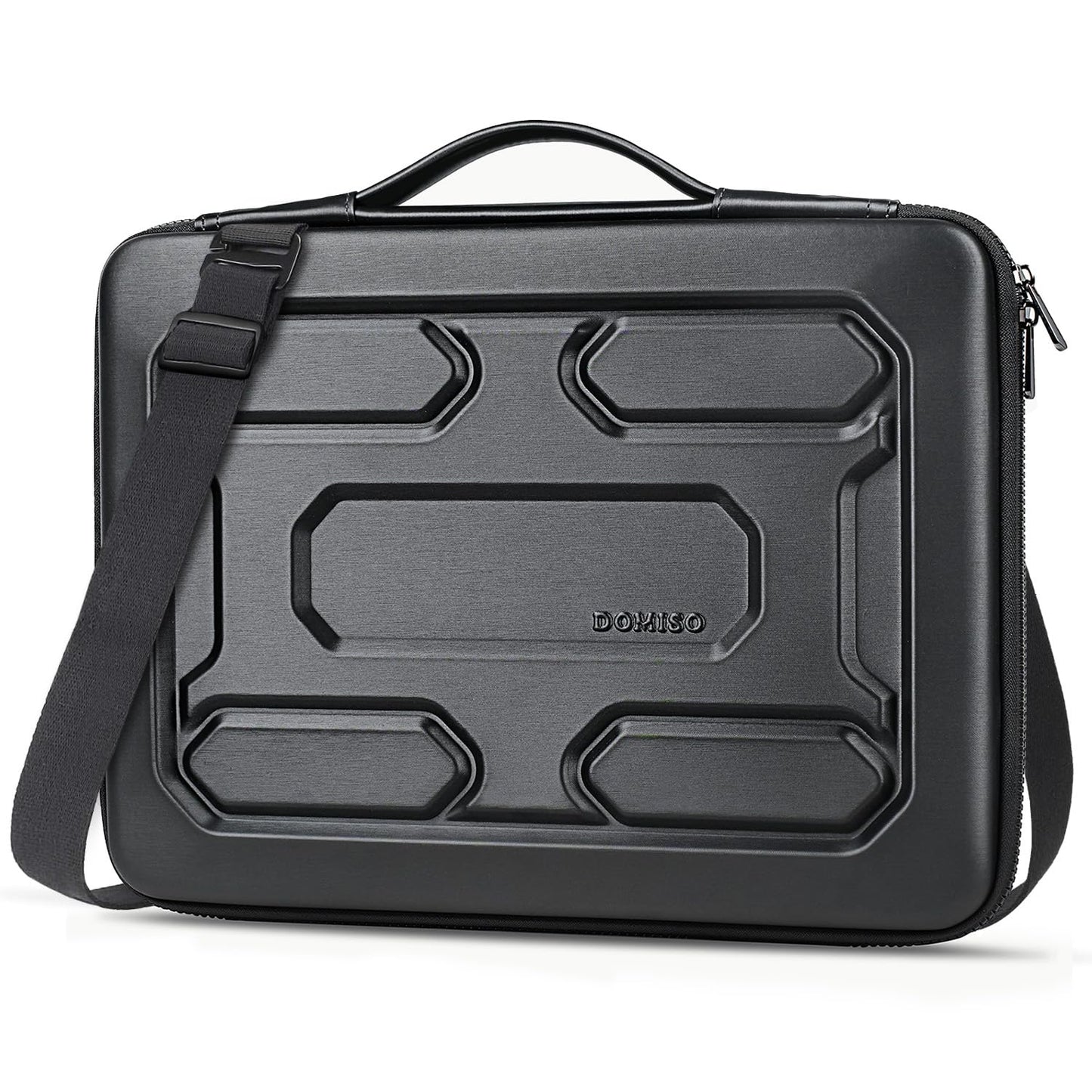 DOMISO 14 inch Laptop Sleeve Shoulder Bag Shockproof Waterproof Computer Bag EVA Protective Carrying Case Handbag for 14" ThinkPad E480/Yoga 920/13.5" Microsoft Surface Book/HP Pavilion 14 Stream 14