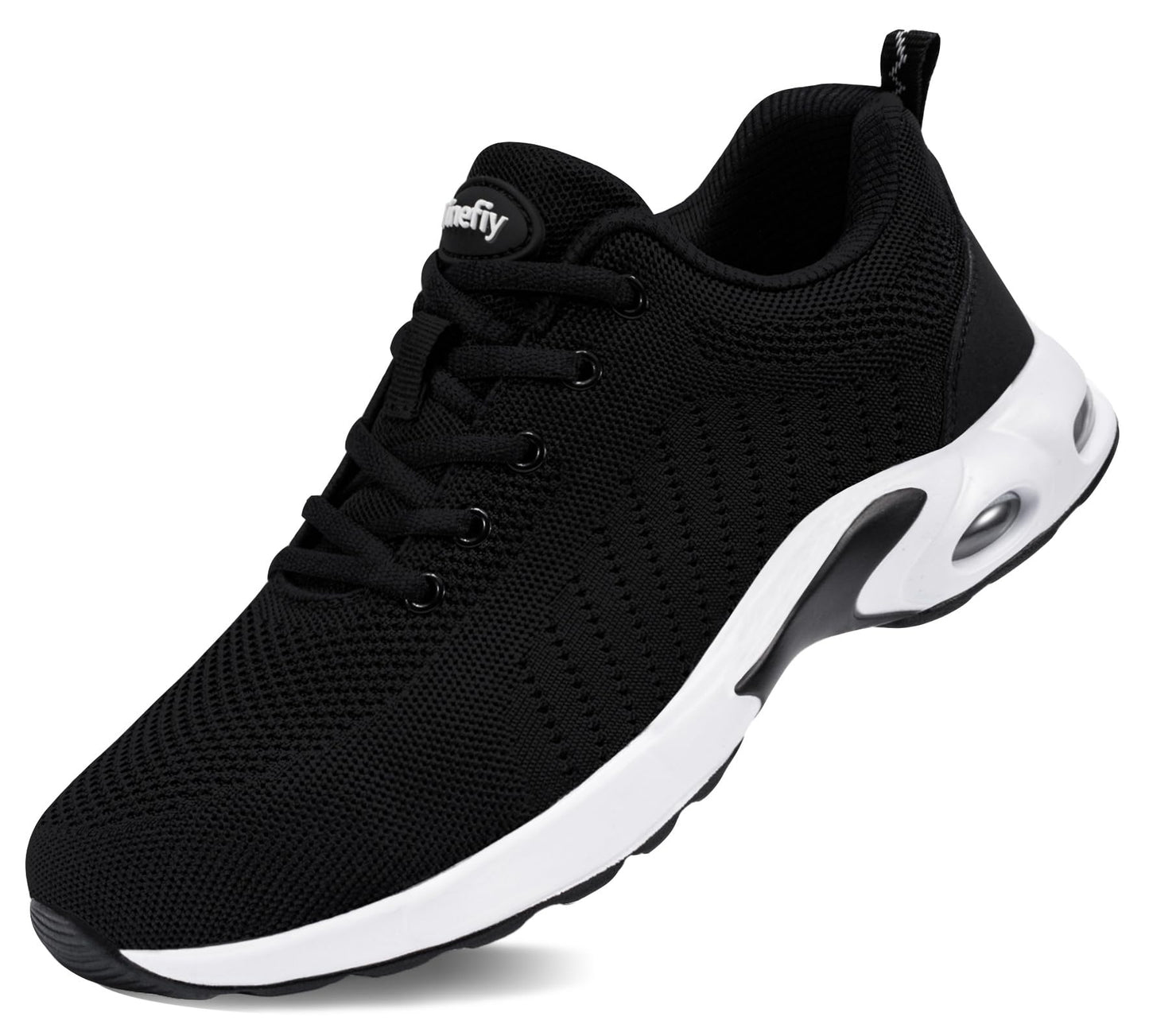 Tinefiy Steel Toe Shoes for Women Lightweight Safety Shoes Air Cushion Comfortable Slip Resistant Indestructible Womens Puncture Proof Work Sneakers