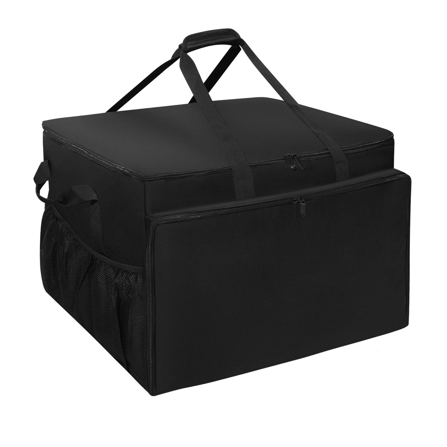 Ajyingasyo Grill Carry Bag Compatible with Ninja OG951 OG850 Woodfire Pro XL Outdoor Grill & Smoker, Heavy Duty Water Resistant Outdoor BBQ Grill Bag, with Multi-pockets and Padded Handle